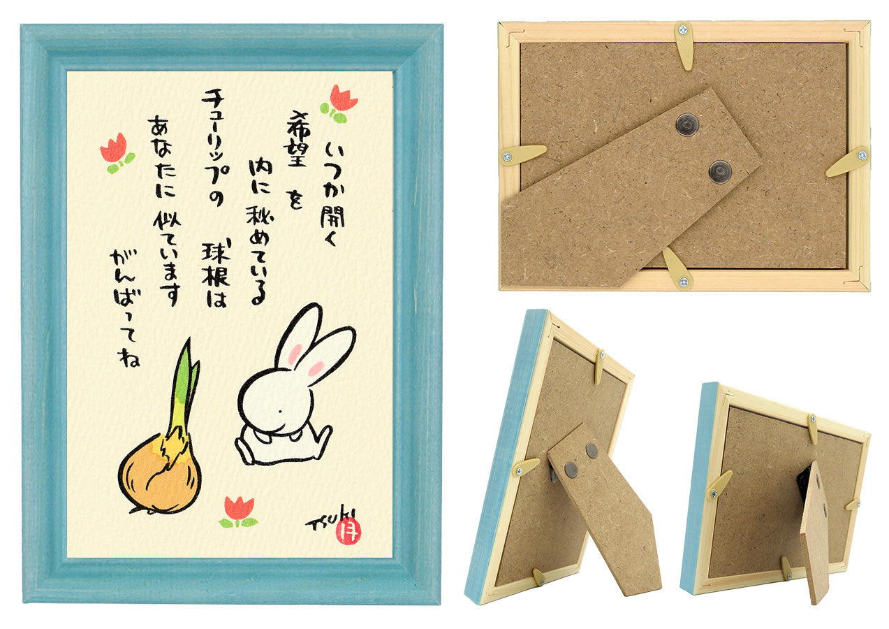 西村月 額絵:S size 額色レッド完売*開く 希望を【春】