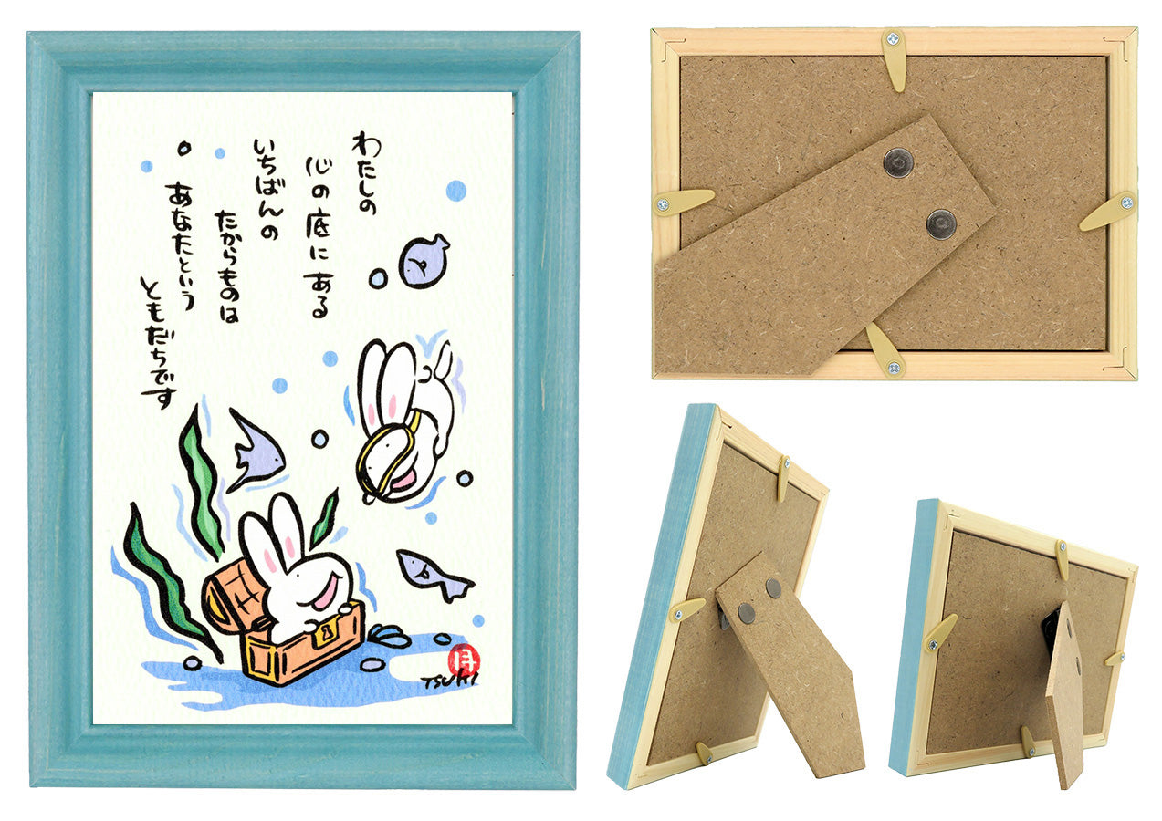 西村月 額絵:S size 額色レッド完売 *わたしの 心の底にある【★】