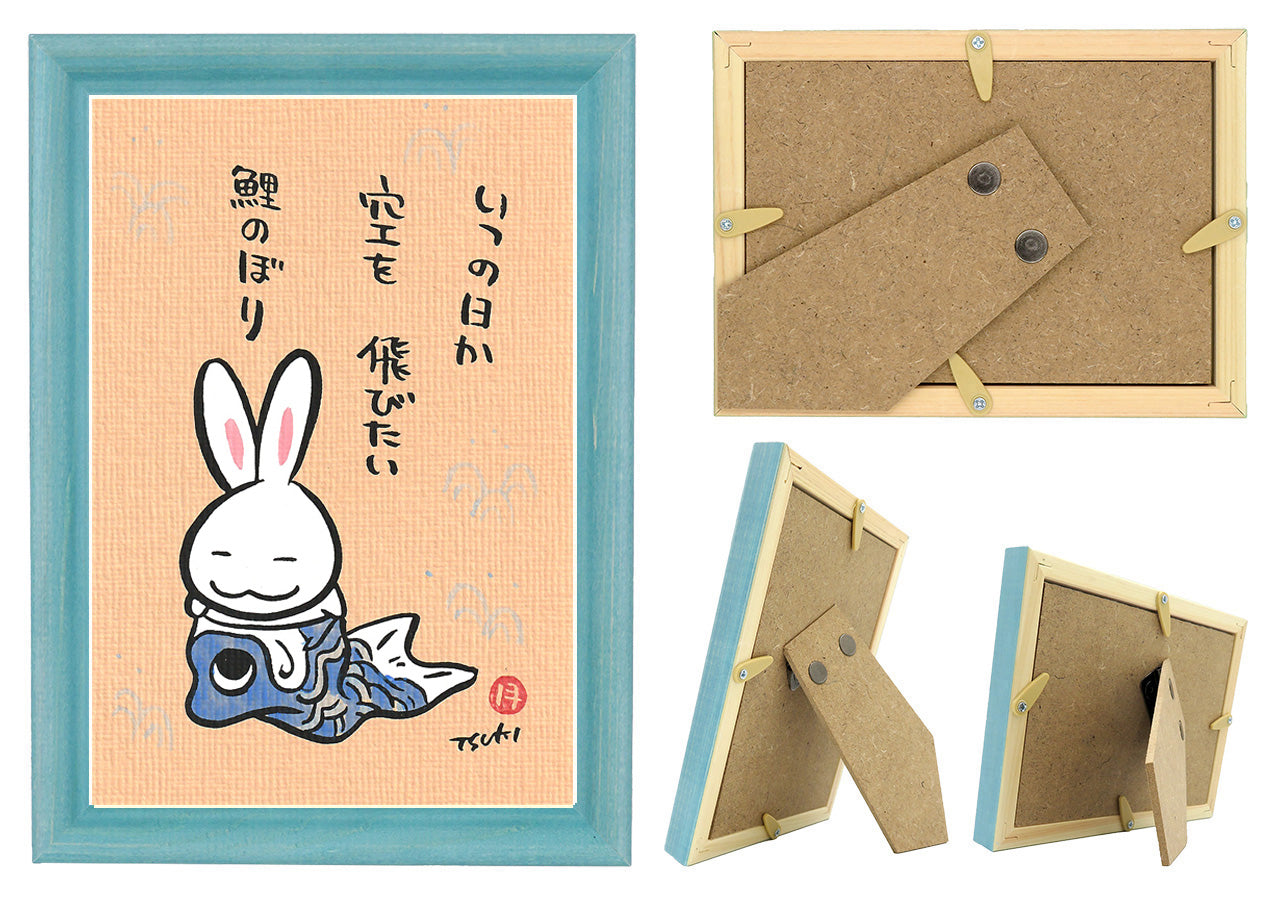 西村月 額絵:S size 額色レッド完売 *いつの日か 空を 飛びたい【端午の節句】