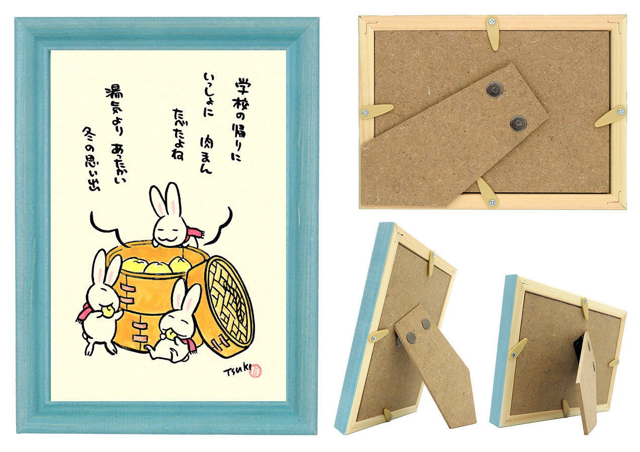 西村月 額絵:M size * 学校の帰りに いっしょに【冬】