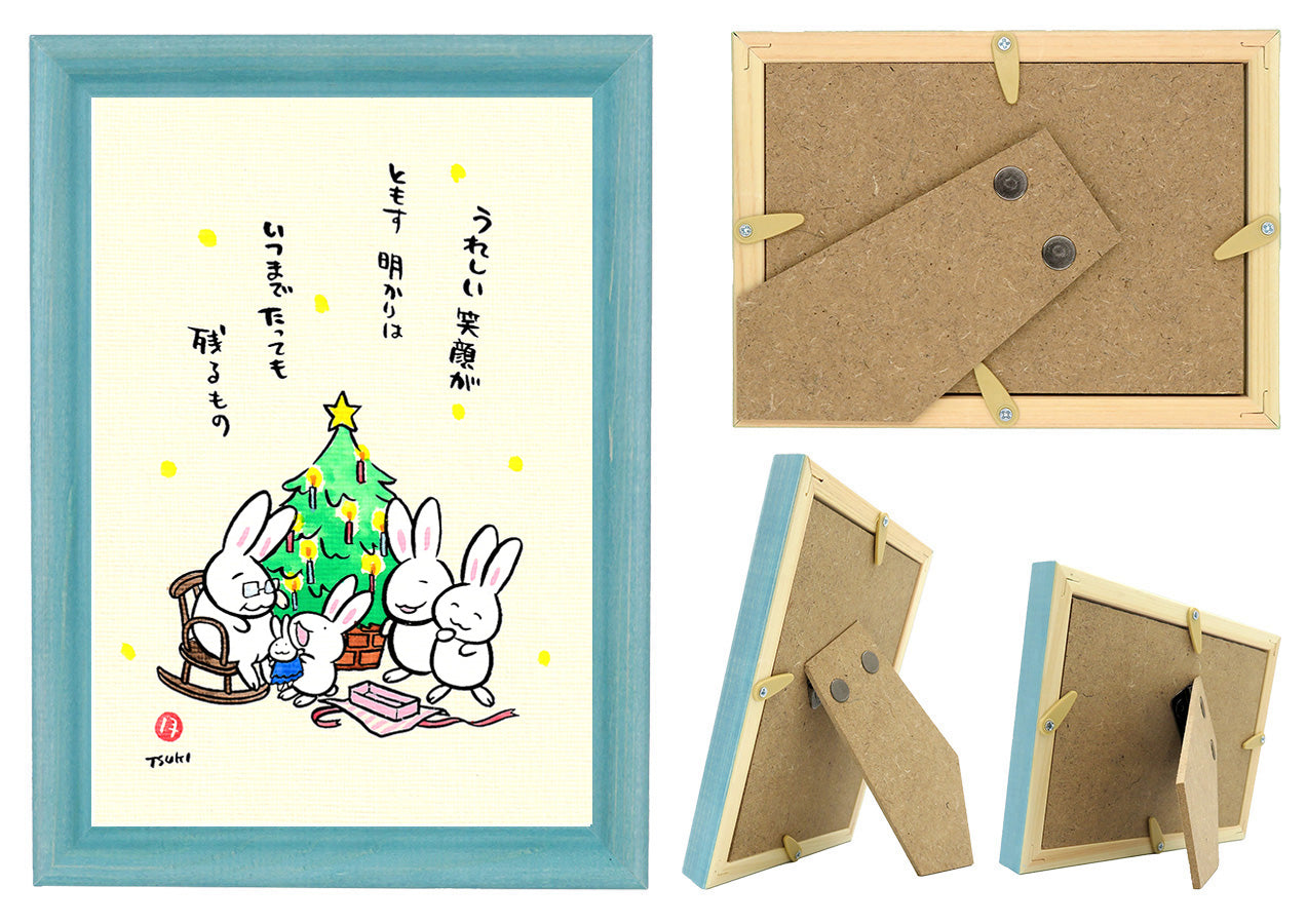 西村月 額絵:M size *うれしい笑顔が【クリスマス】