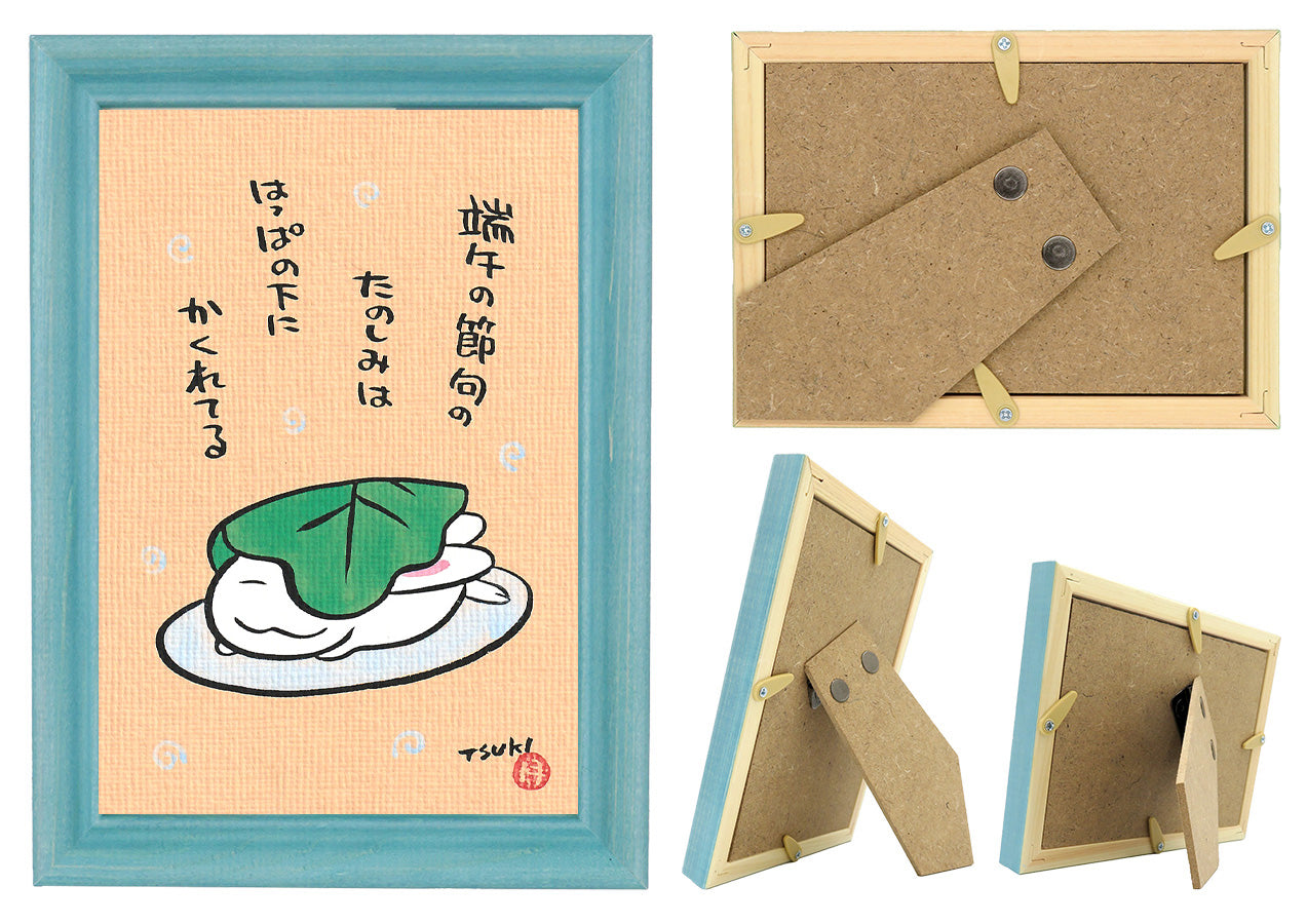 西村月 額絵:S size額色レッド完売*端午の節句の たのしみは【端午の節句】