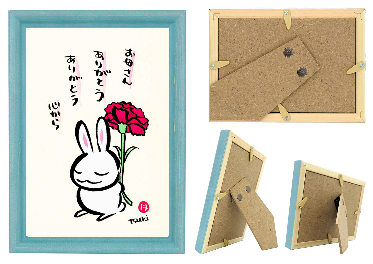 西村月 額絵:S size 額色レッド完売 *お母さん ありがとう ありがとう【母の日】