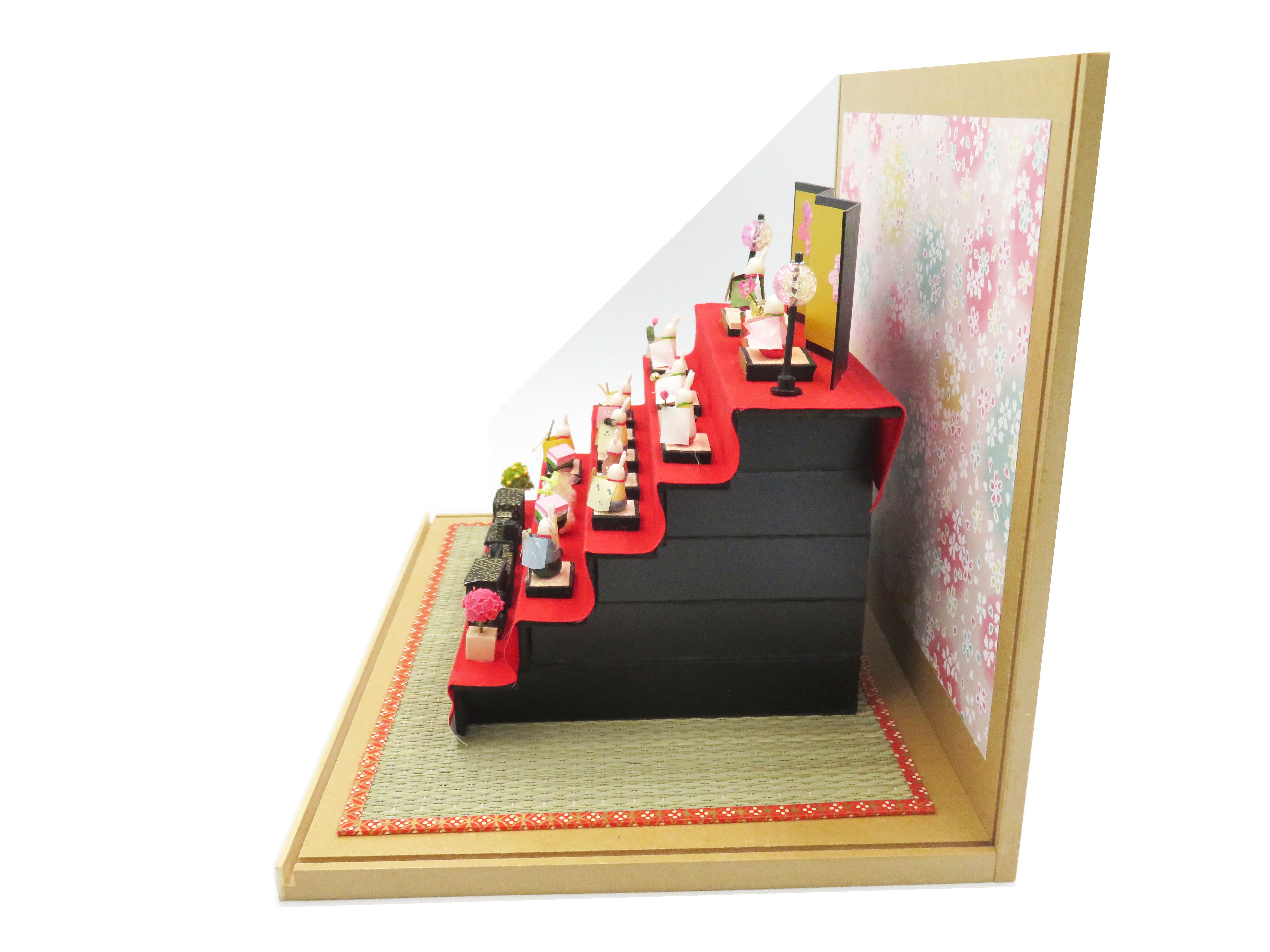 田島ひとみ ミニチュア五段飾り雛 ①