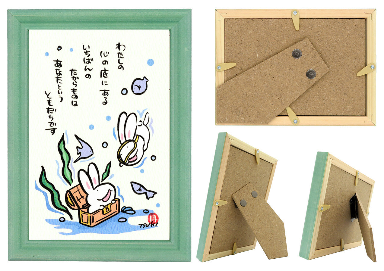 西村月 額絵:S size 額色レッド完売 *わたしの 心の底にある【★】