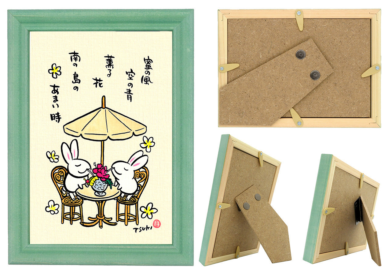 西村月 額絵:M size *蜜の風 空の青【夏】