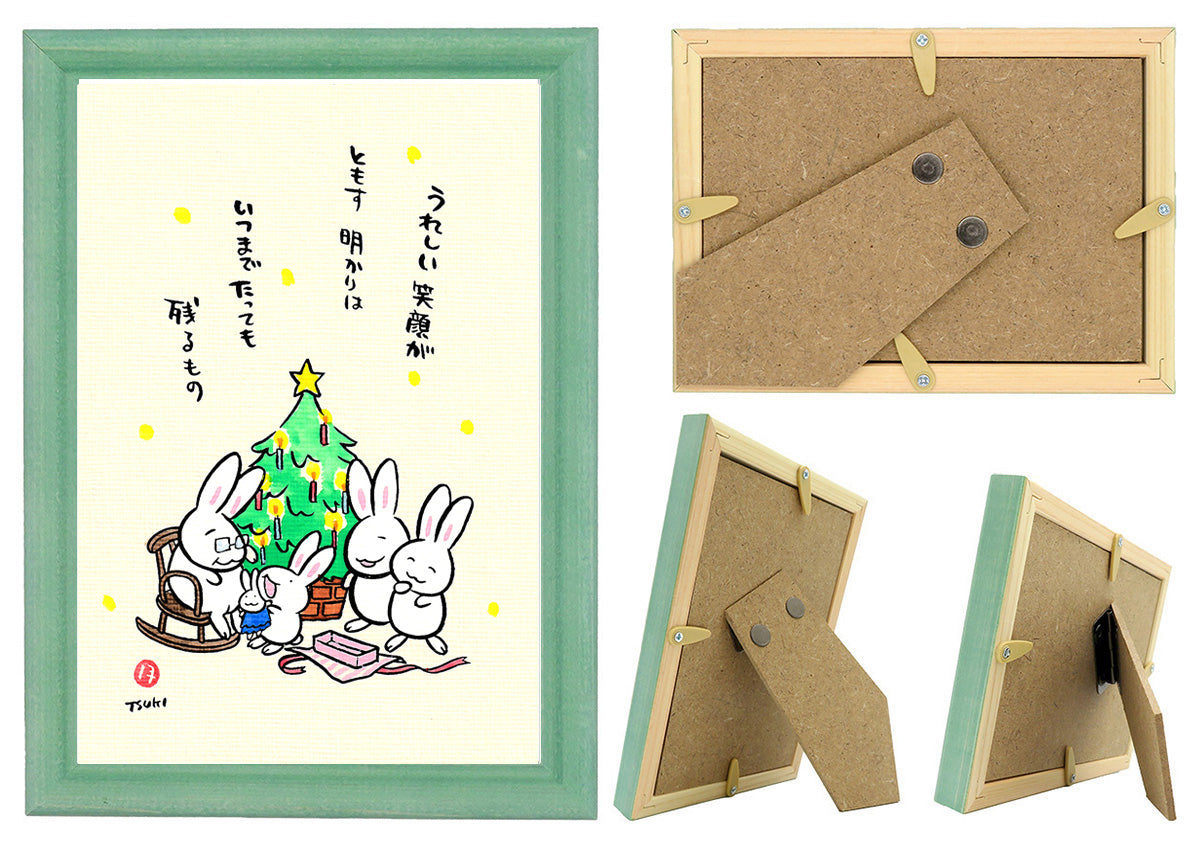 西村月 額絵:M size *うれしい笑顔が【クリスマス】