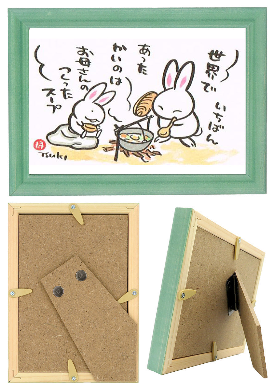 西村月 額絵:S size額色レッド完売* 世界で いちばん【母の日】