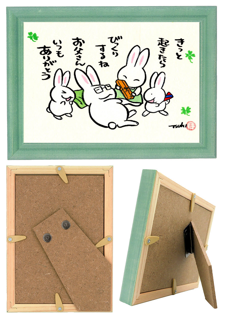 西村月 額絵:S size額色レッド完売*きっと 起きたら【父の日】