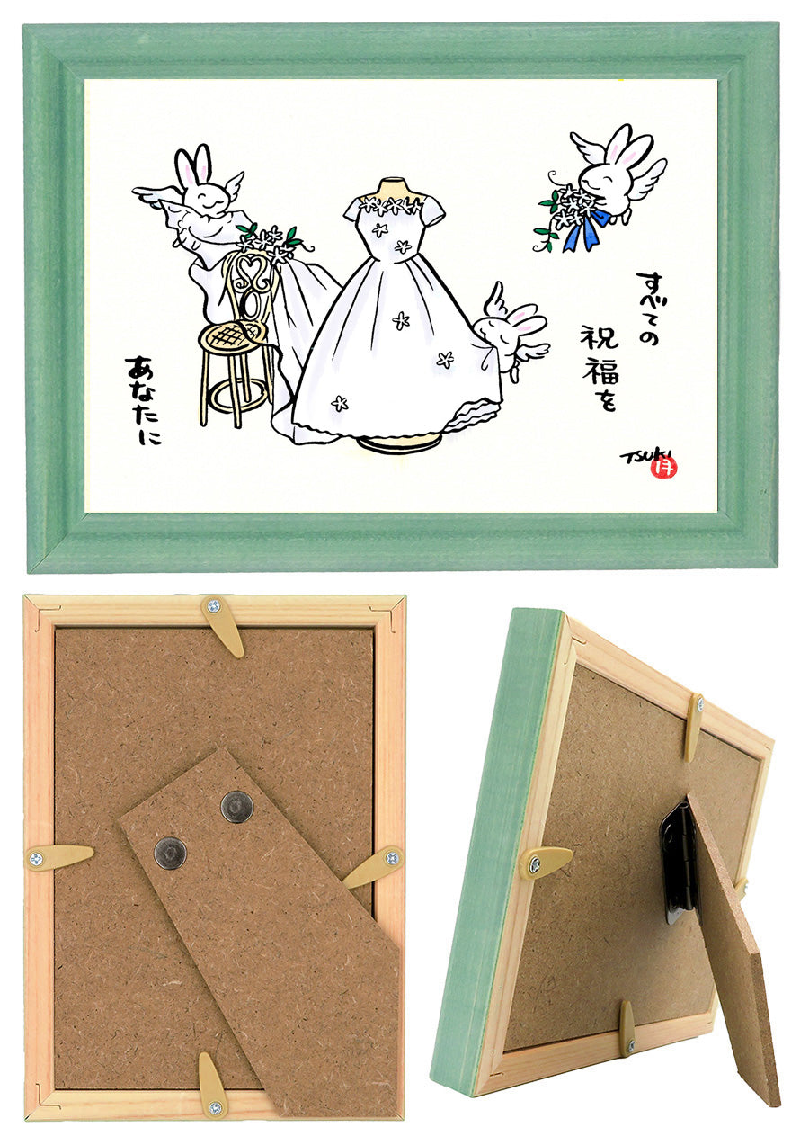 西村月 額絵:M size *すべての 祝福を【ウエディング】