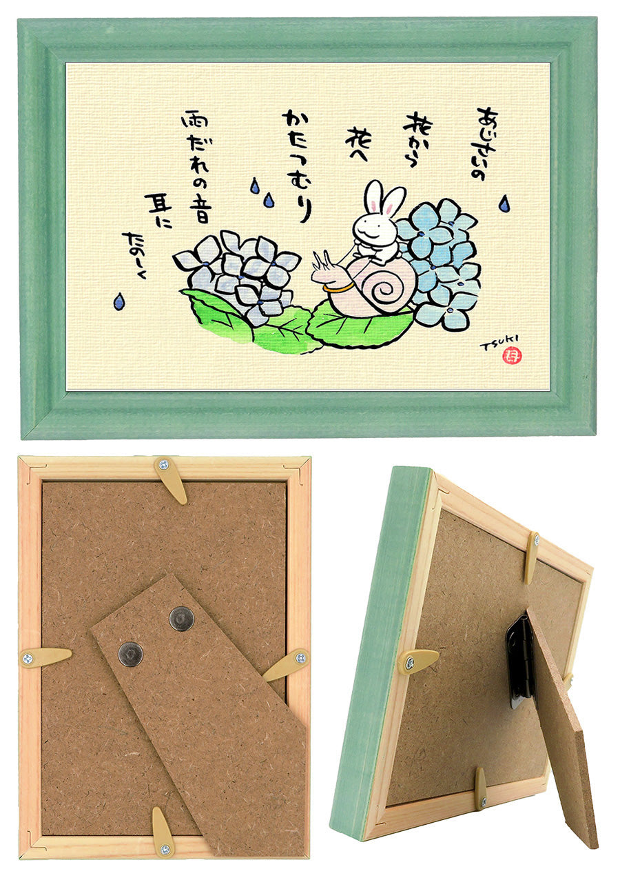 西村月 額絵:M size * あじさいの 花から【夏】