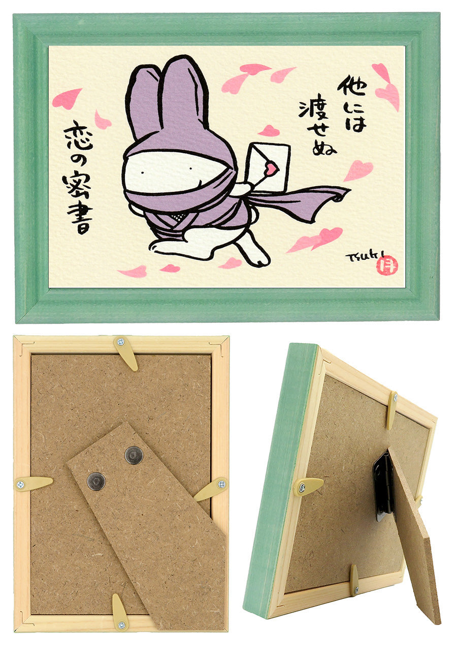 西村月 額絵:S size額色レッド完売* 他には 渡せぬ【★】