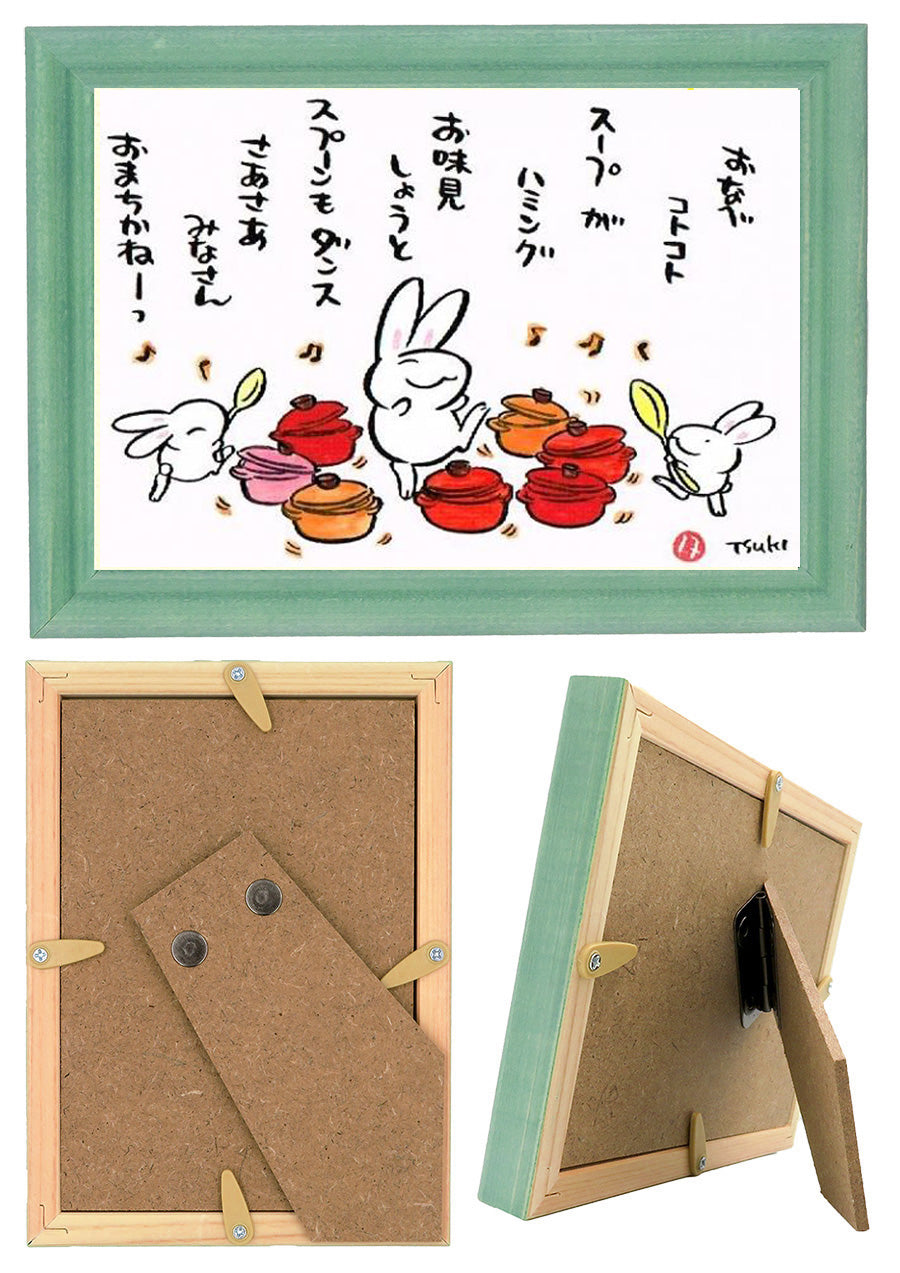 西村月 額絵:M size * おなべ コトコト【★】