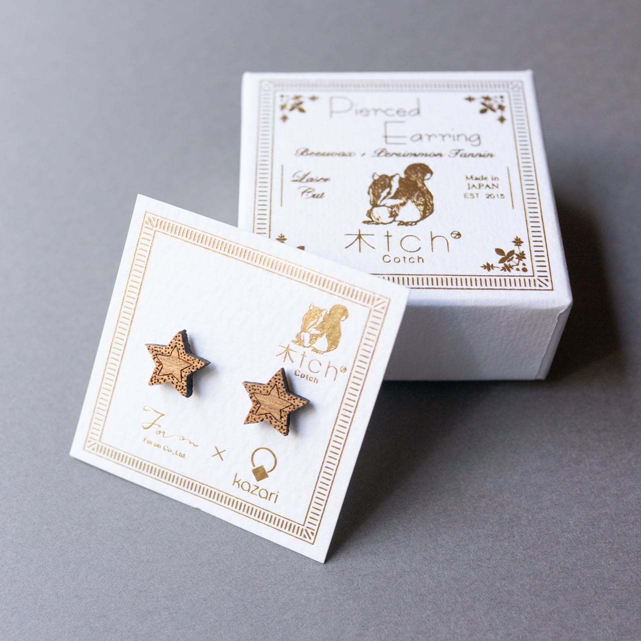 -木tch- ピアス ミニ:star(スター)