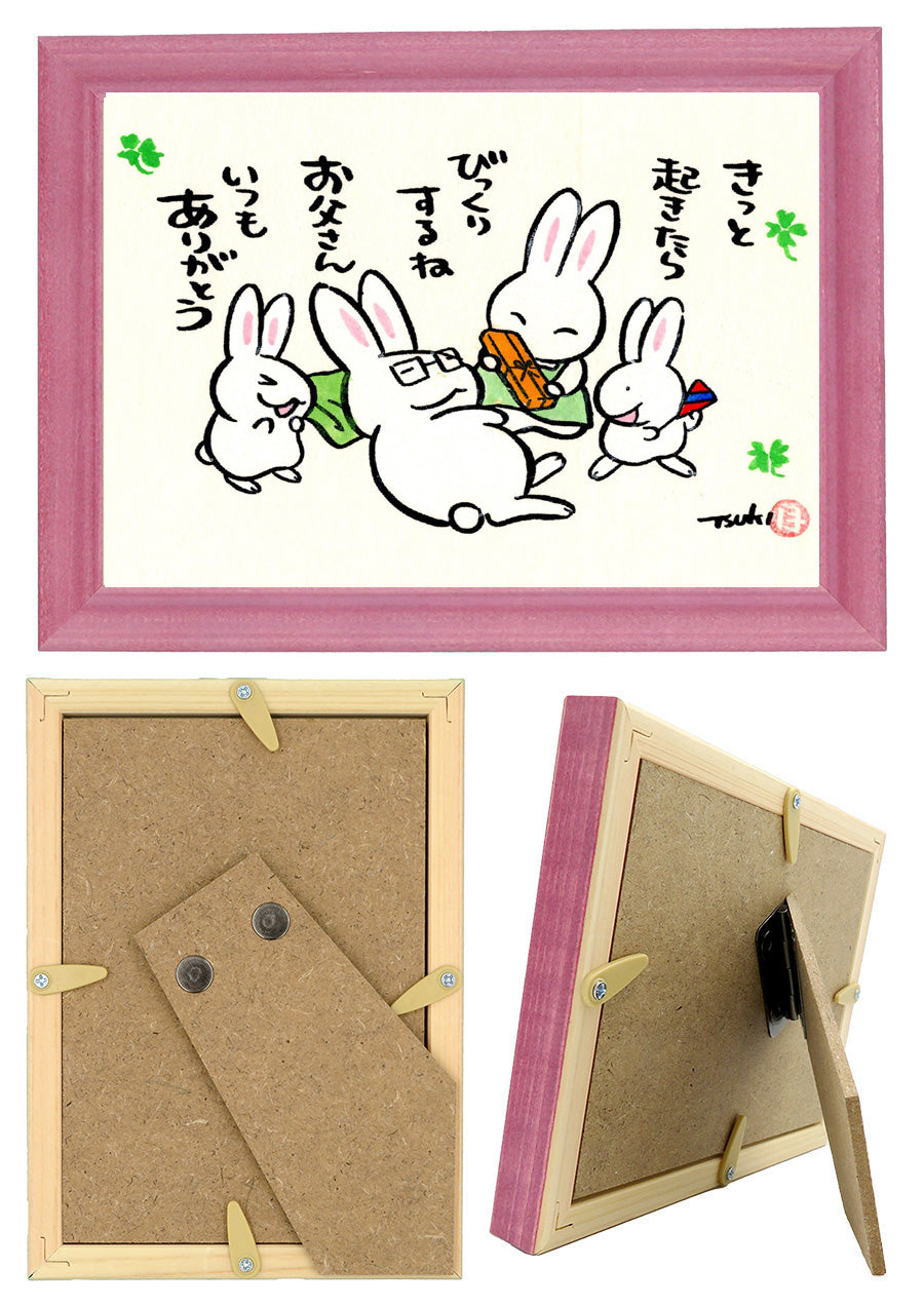 西村月 額絵:S size額色レッド完売*きっと 起きたら【父の日】