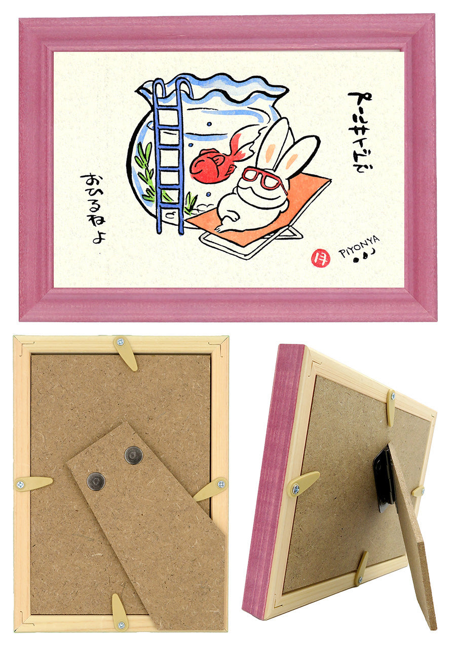 西村月 額絵:S size額色レッド完売*プールサイドで【夏】