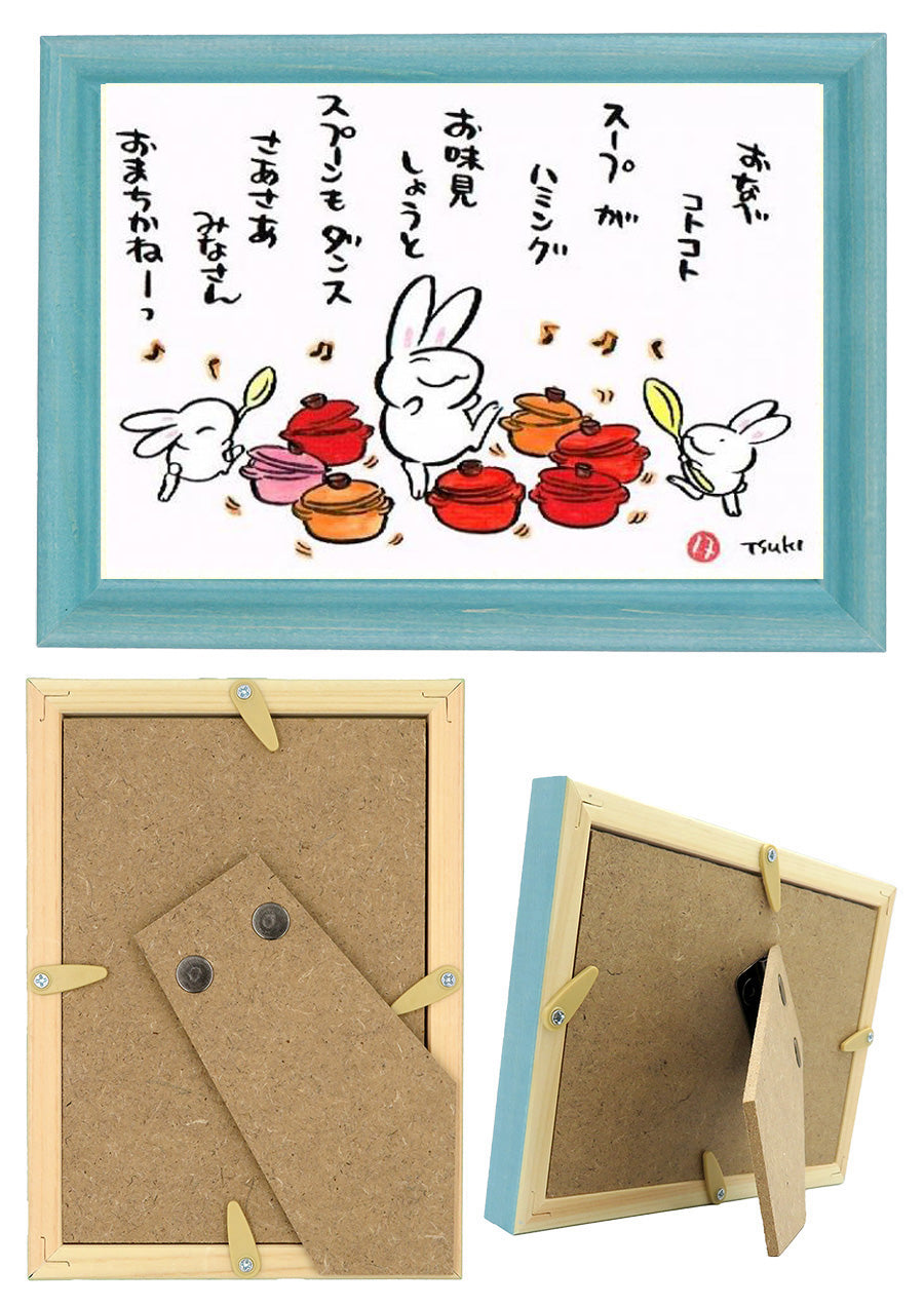 西村月 額絵:M size * おなべ コトコト【★】