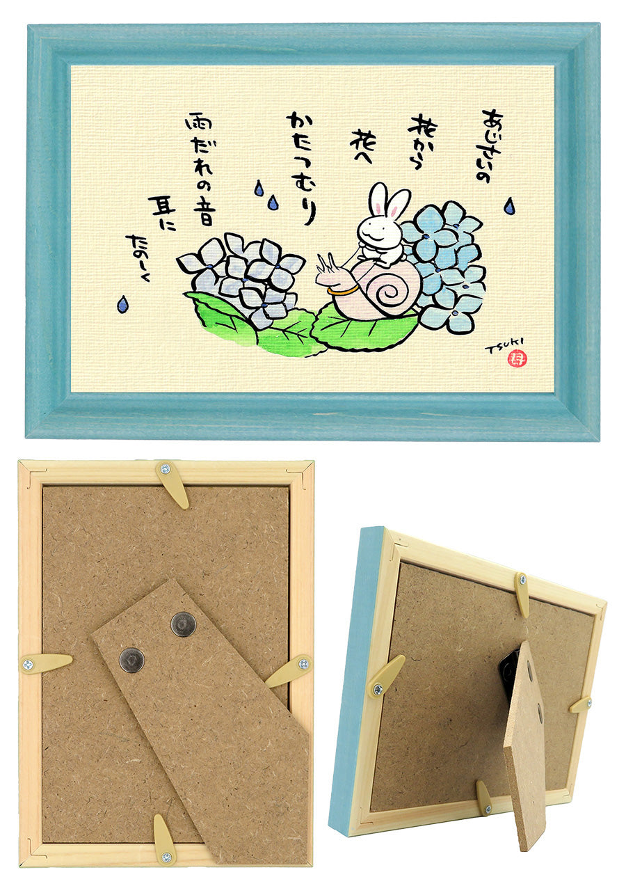 西村月 額絵:M size * あじさいの 花から【夏】