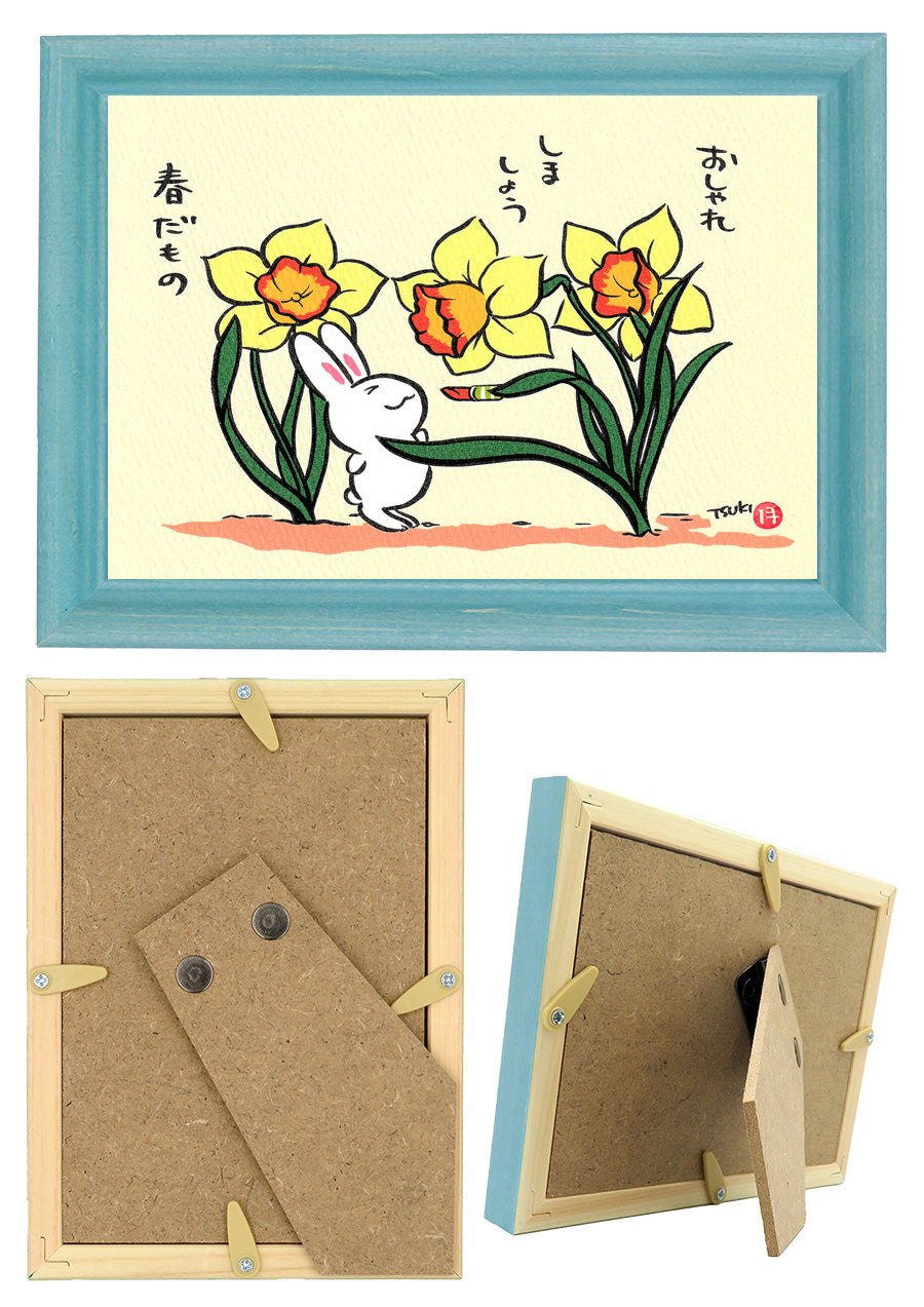 西村月 額絵:M size * おしゃれ しましょう【春】