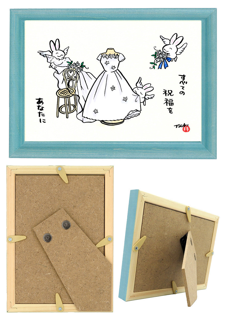 西村月 額絵:M size *すべての 祝福を【ウエディング】