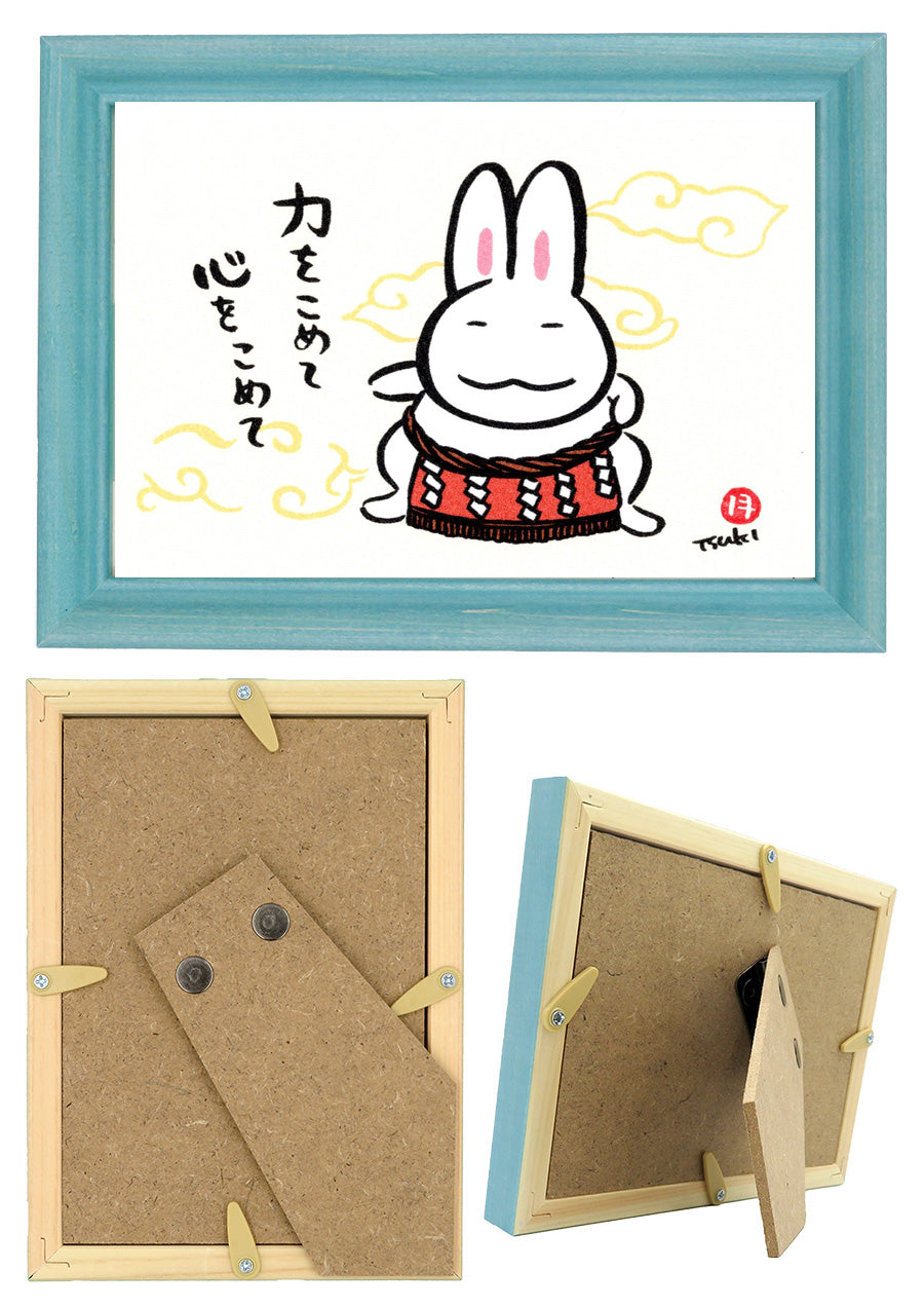 西村月 額絵:S size額色レッド完売*力をこめて 心をこめて【★】