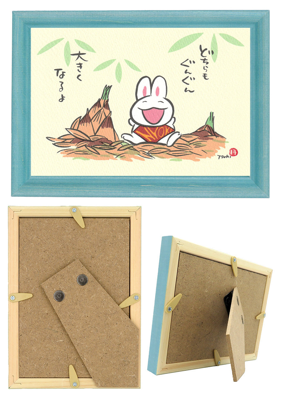 西村月 額絵:M size *どちらも ぐんぐん【春】