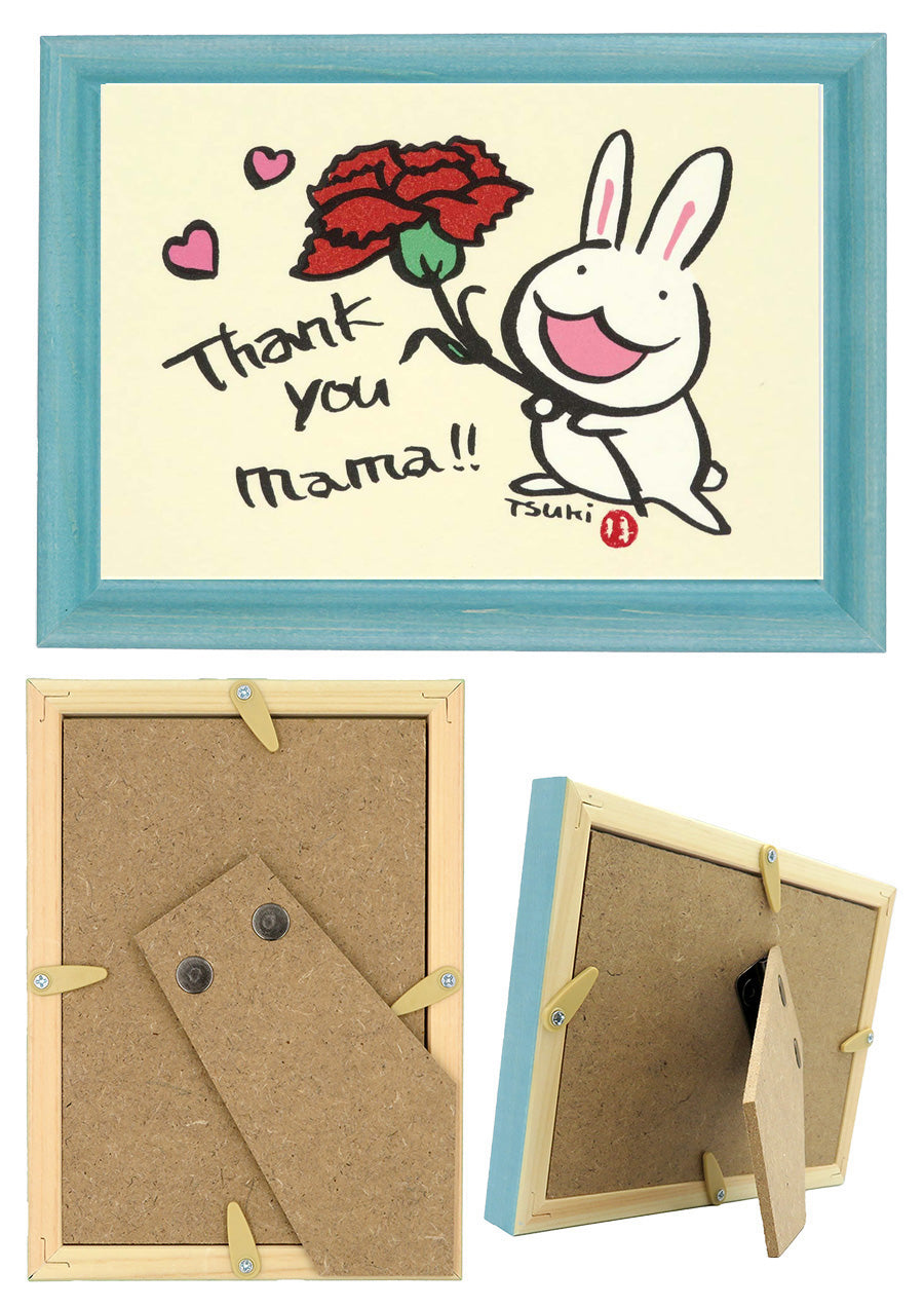 西村月 額絵:S size額色レッド完売 *Thank you mama!!(横)【母の日】