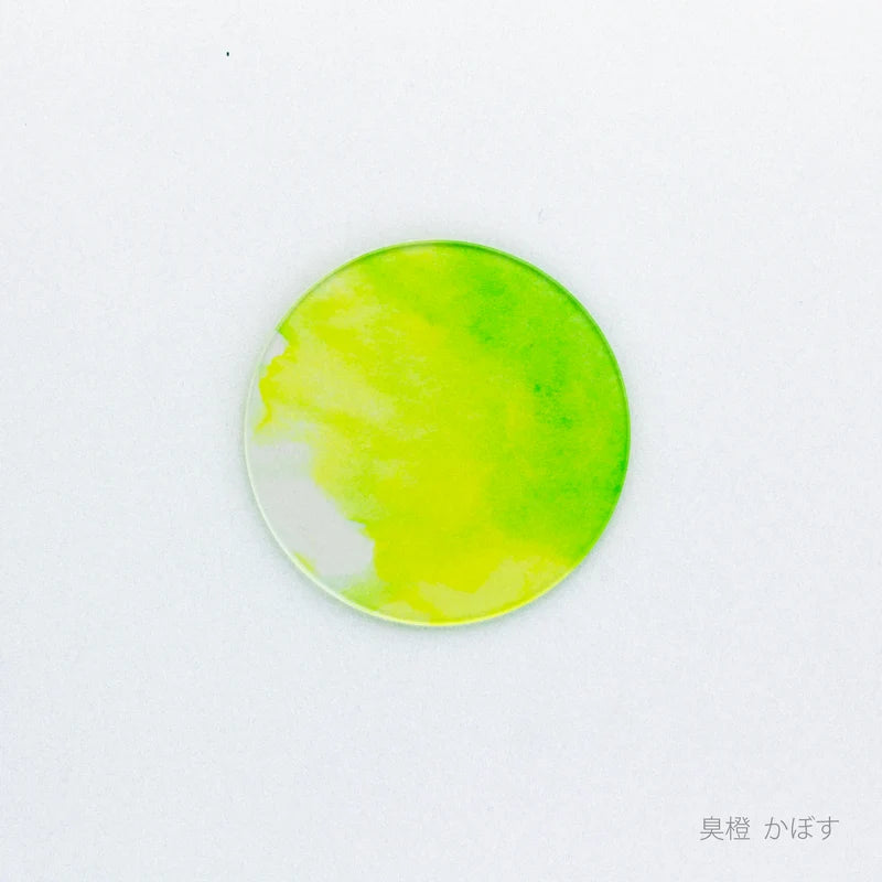toumei あわいろコースター 臭橙(かぼす)