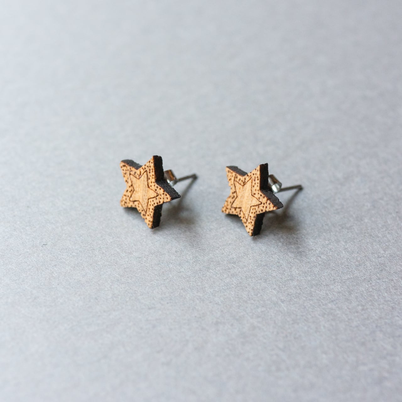 -木tch- ピアス ミニ:star(スター)