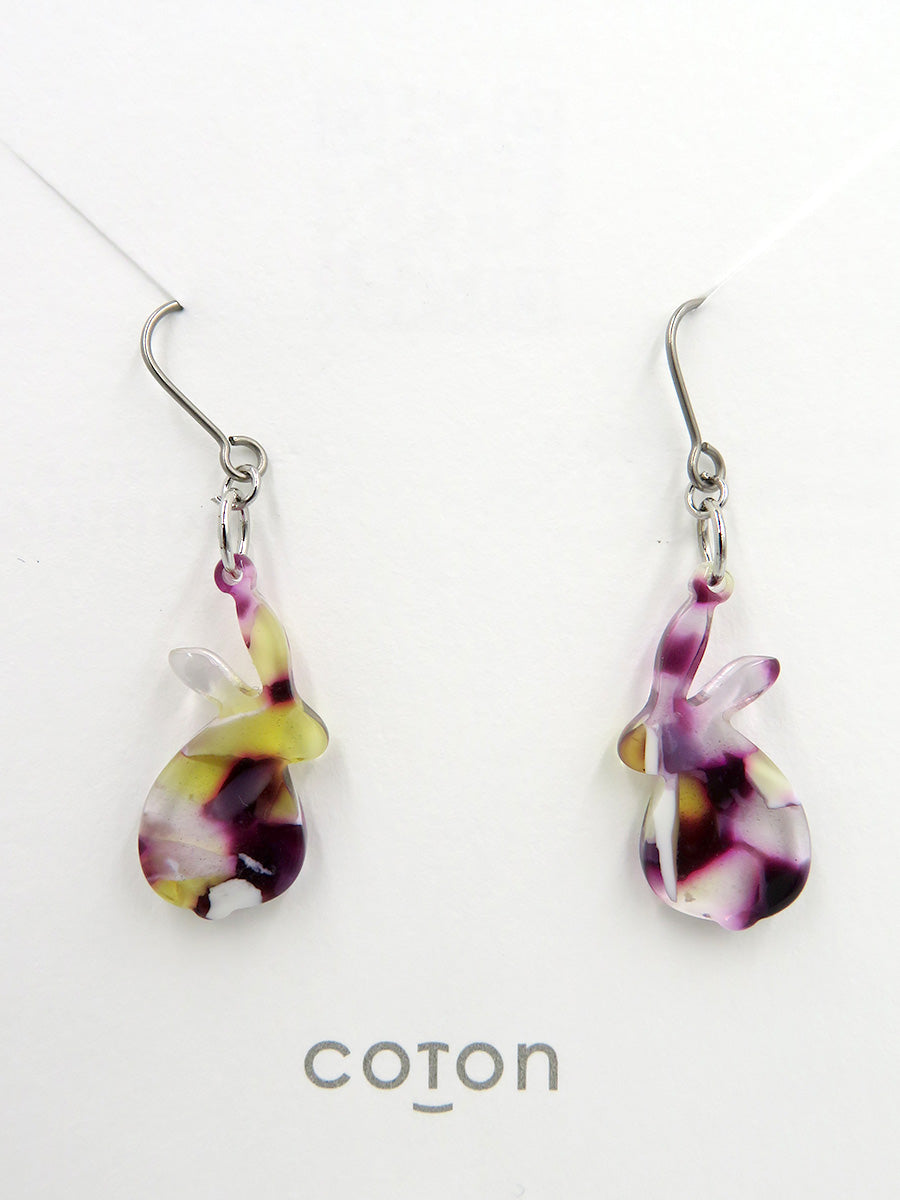 --高山うさぎ舎オリジナル--うさぎピアス(A)