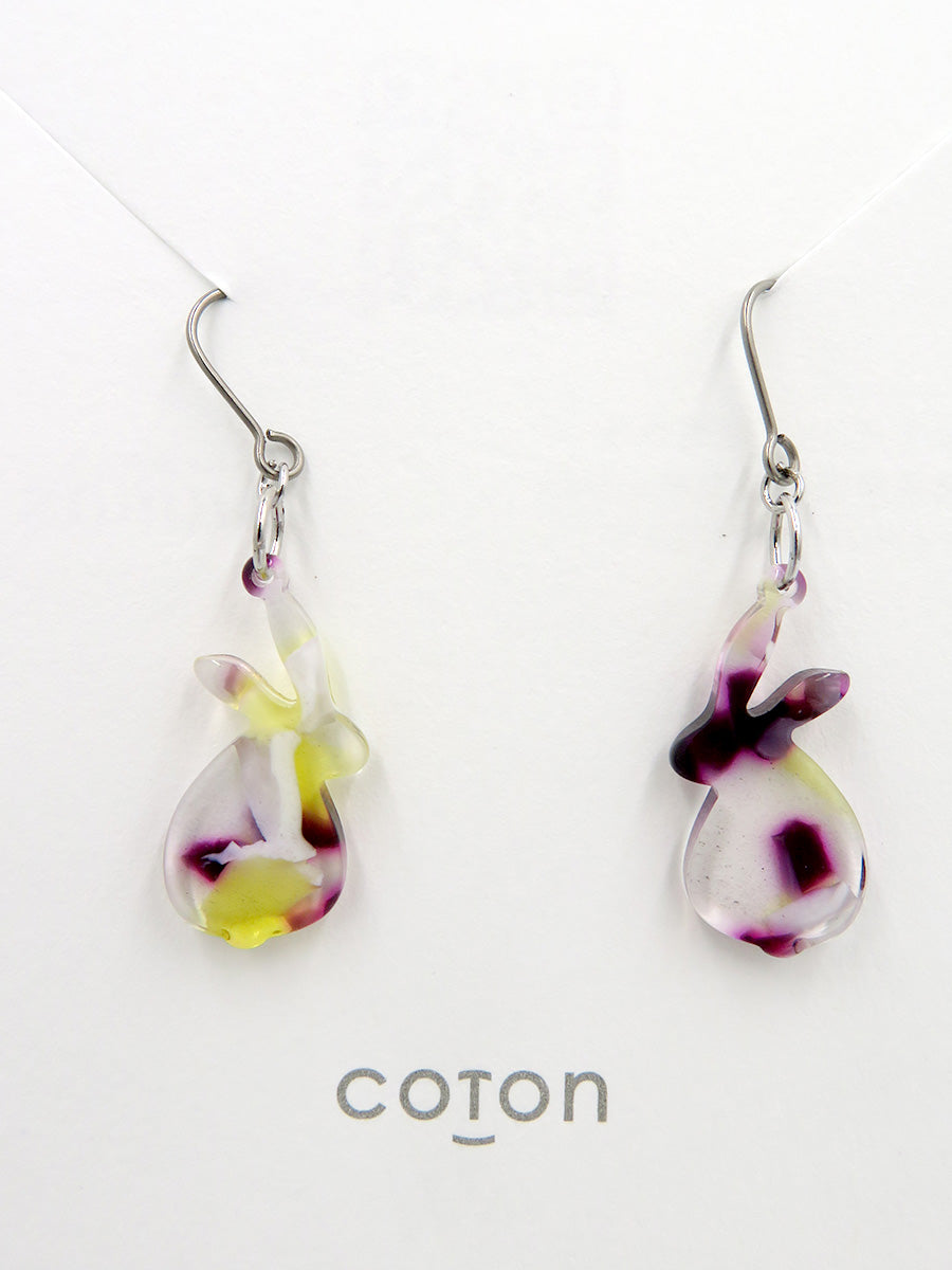 --高山うさぎ舎オリジナル--うさぎピアス(D)