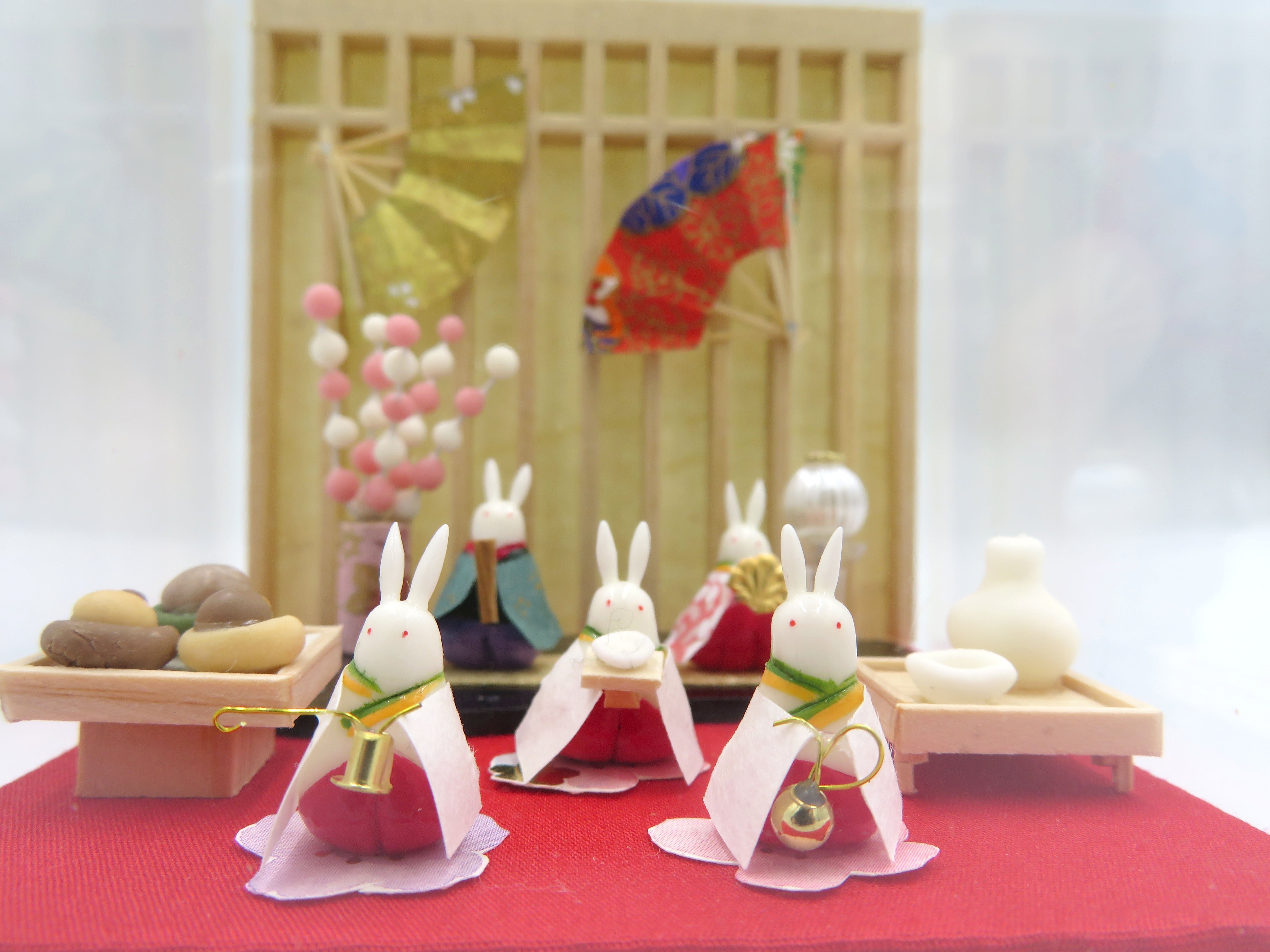 田島ひとみ キューブうさぎ雛 (S)