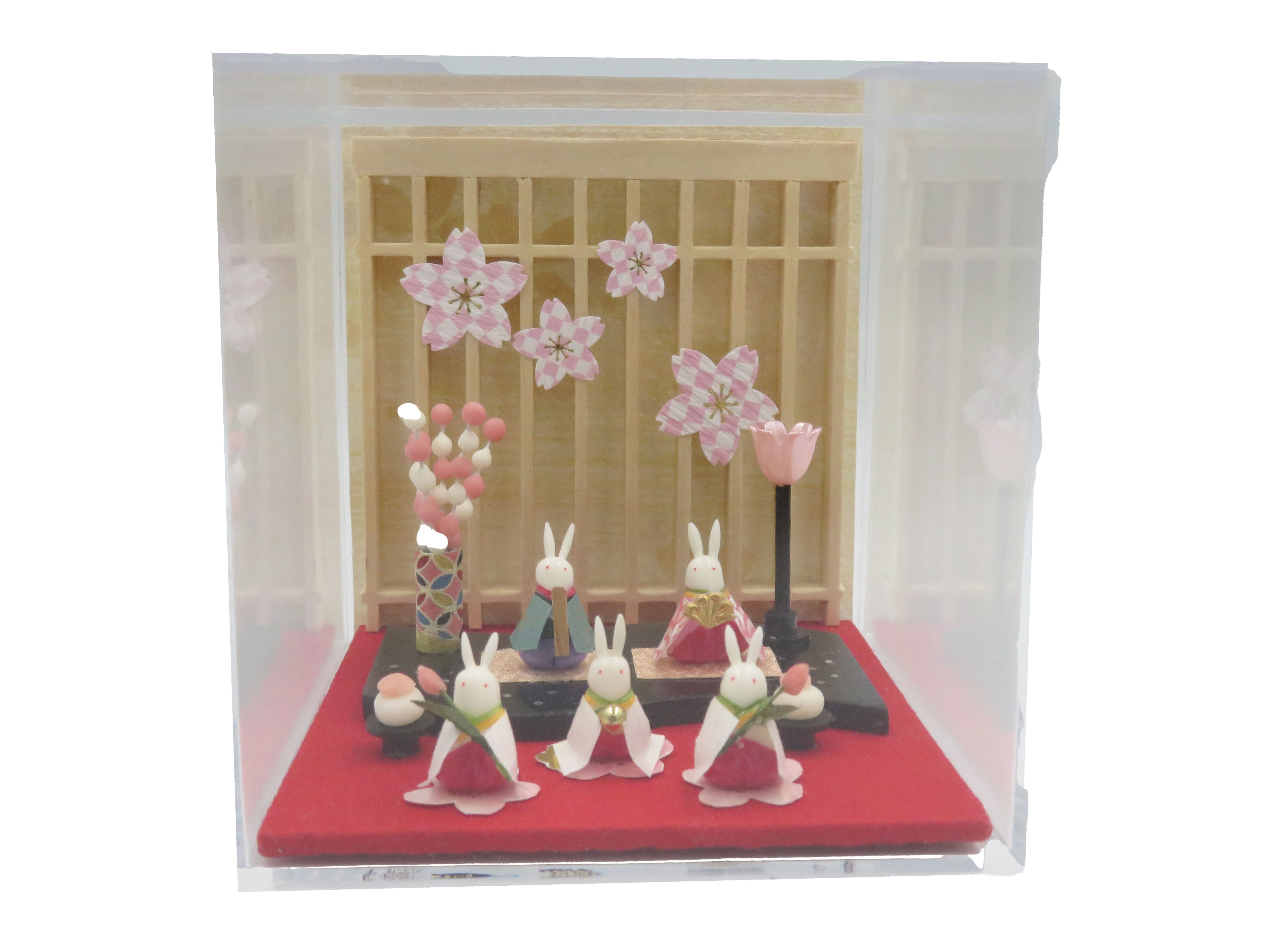 田島ひとみ キューブうさぎ雛 (W)