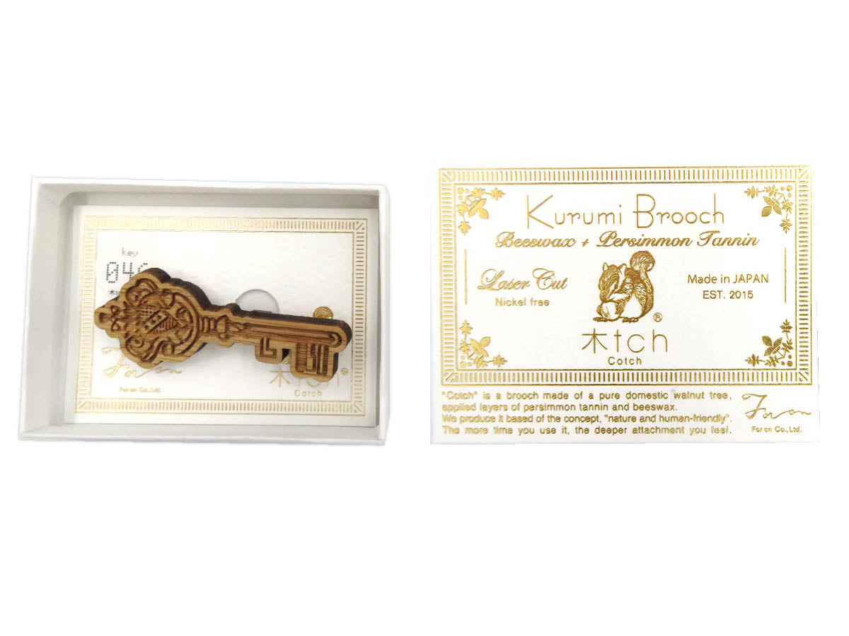 -木tch- ブローチ:key(キー)
