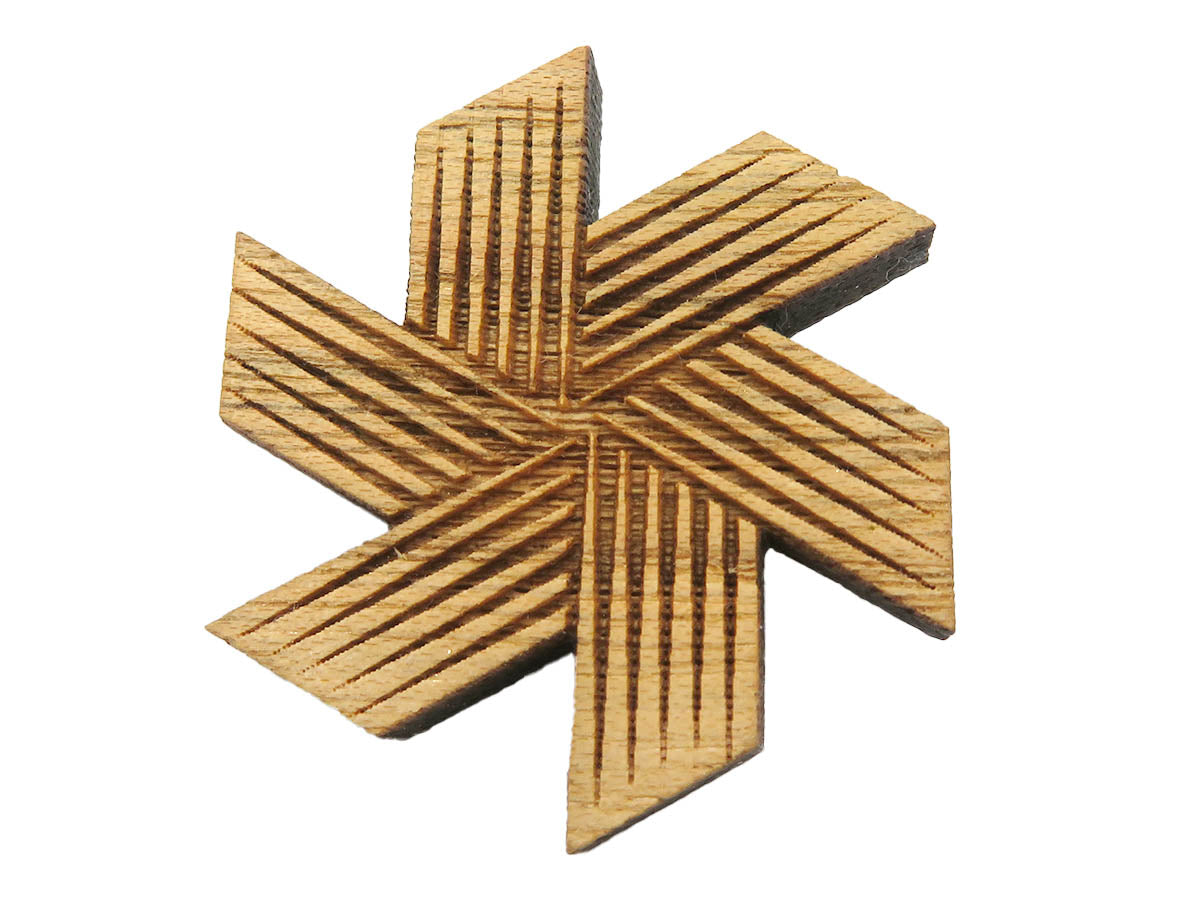 -木tch- ブローチ:windmill(カザグルマ)