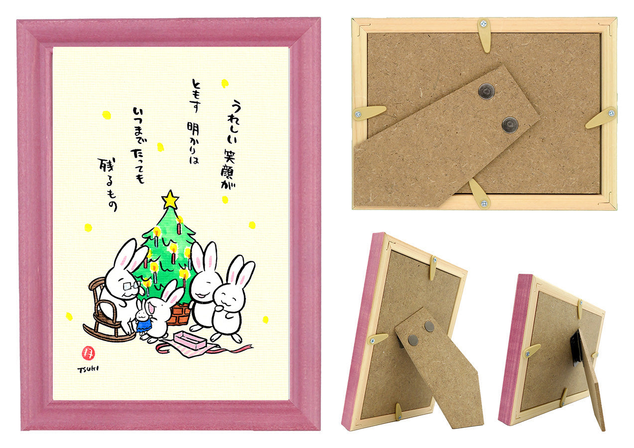 西村月 額絵:M size *うれしい笑顔が【クリスマス】