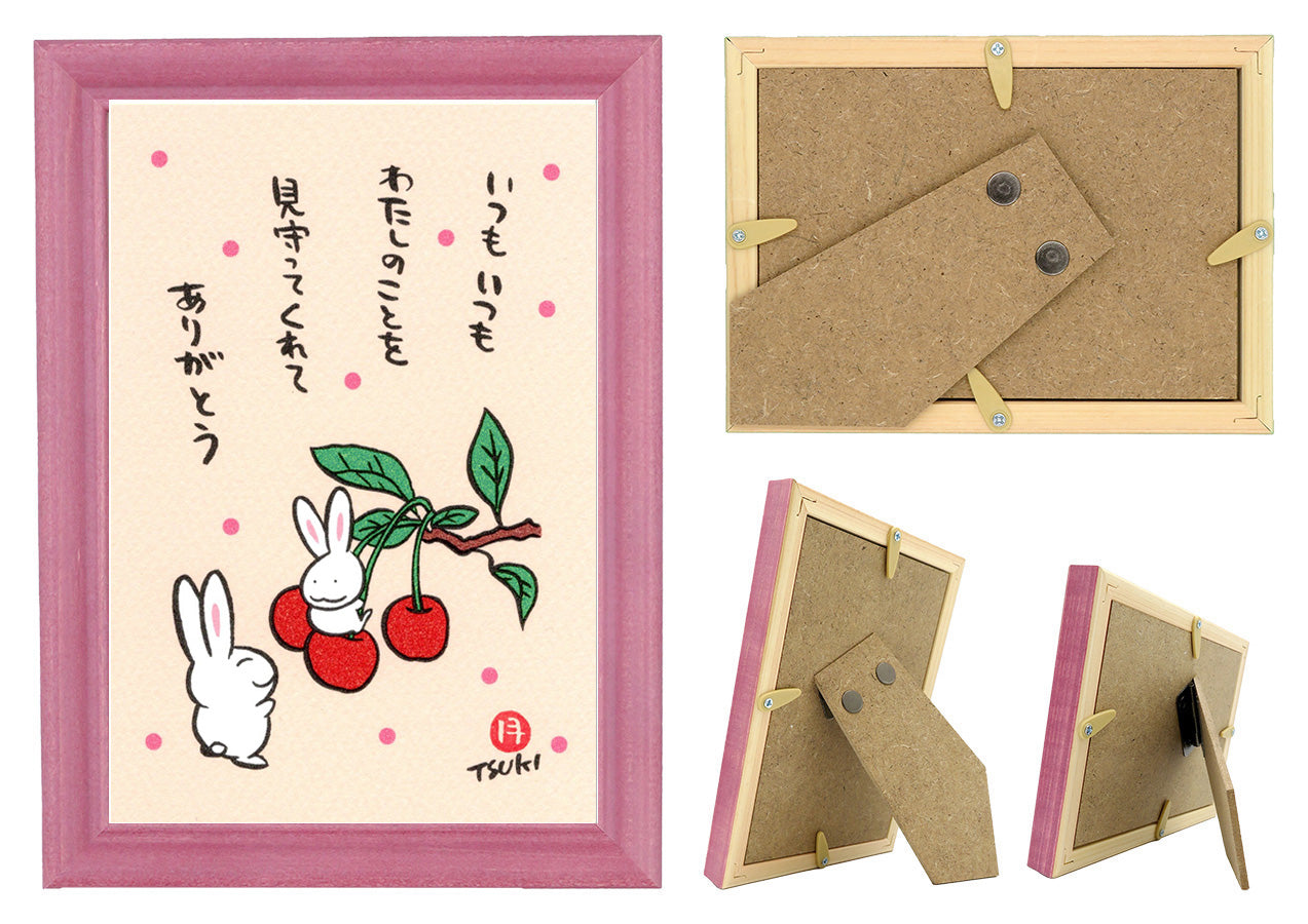 西村月 額絵:S size 額色レッド完売 *いつもいつも わたしのことを【母の日】