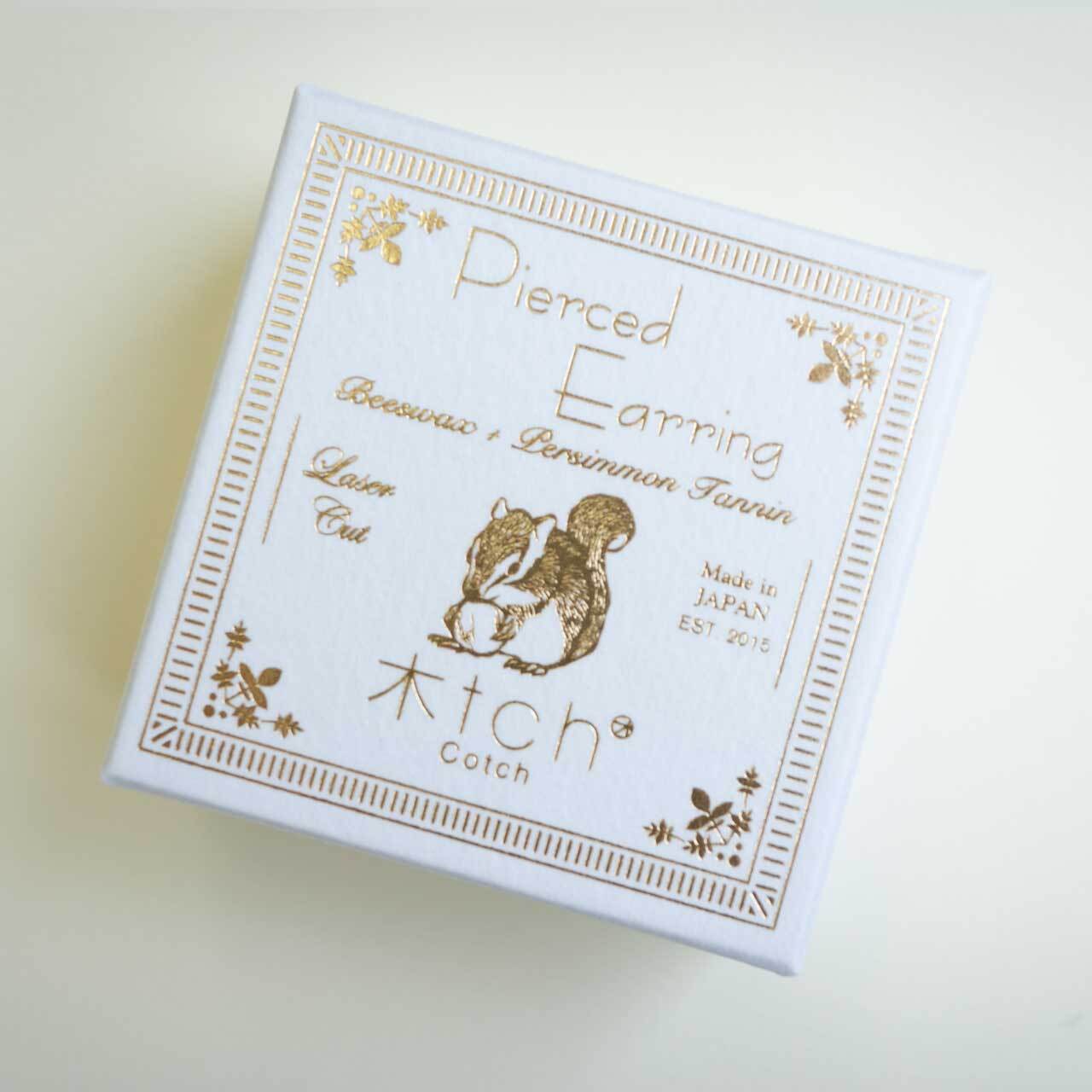 -木tch-ピアス Little:tanpopo(タンポポ)