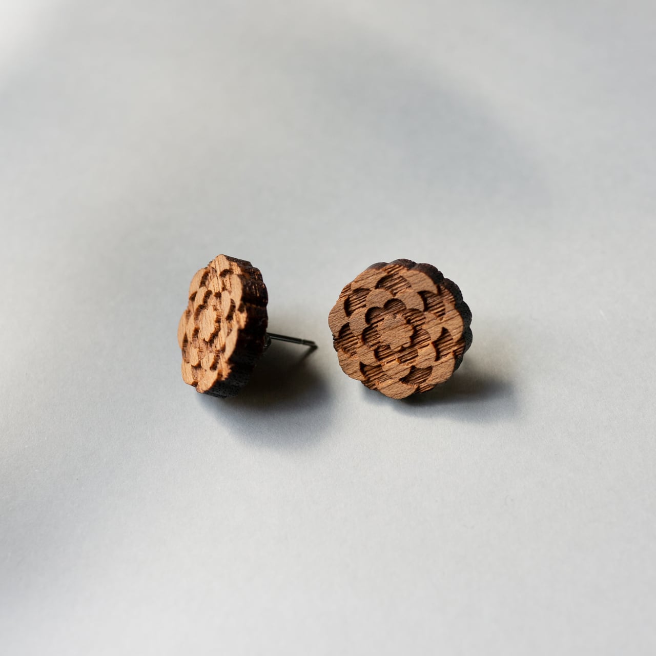 -木tch-ピアス Little:tanpopo(タンポポ)