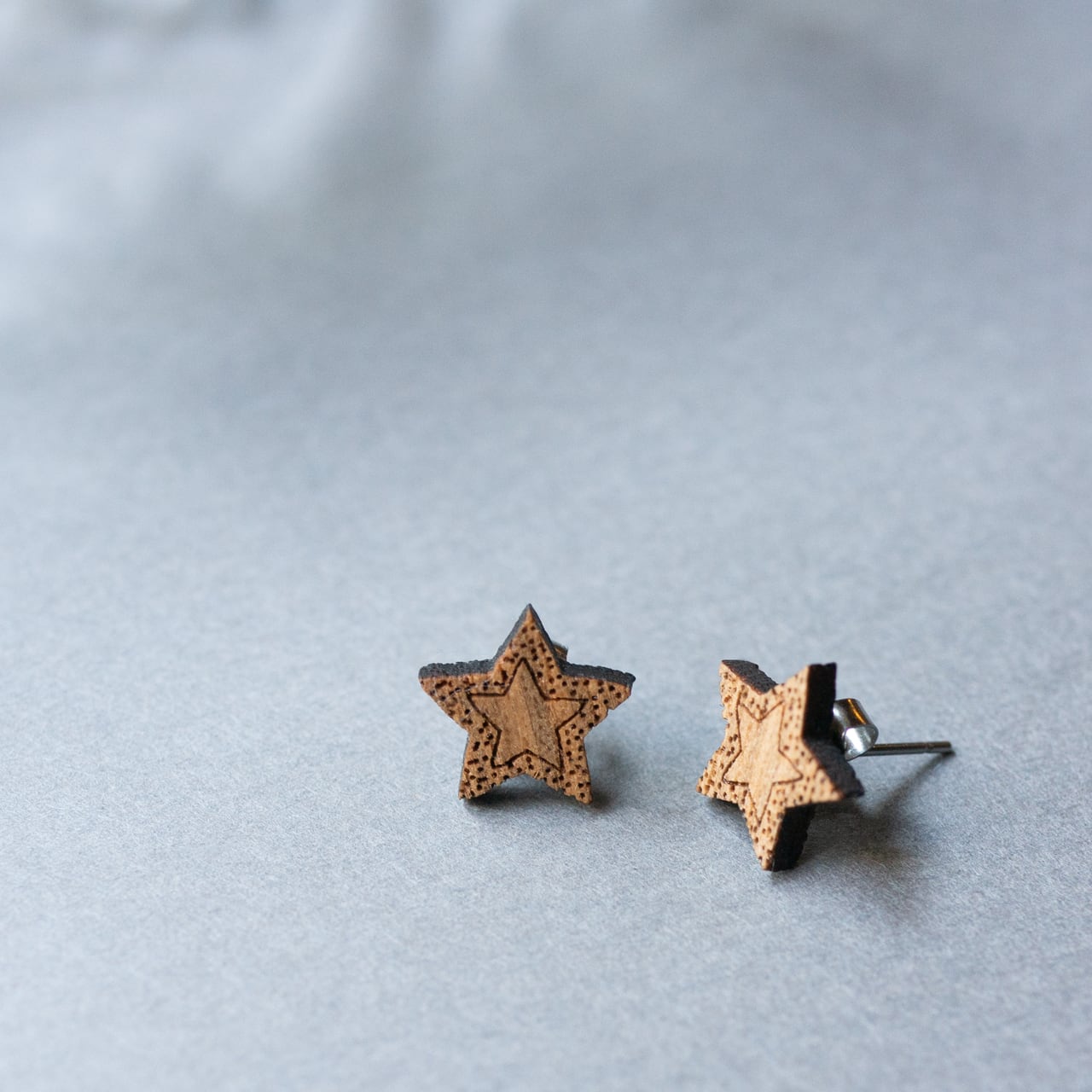 -木tch- ピアス ミニ:star(スター)