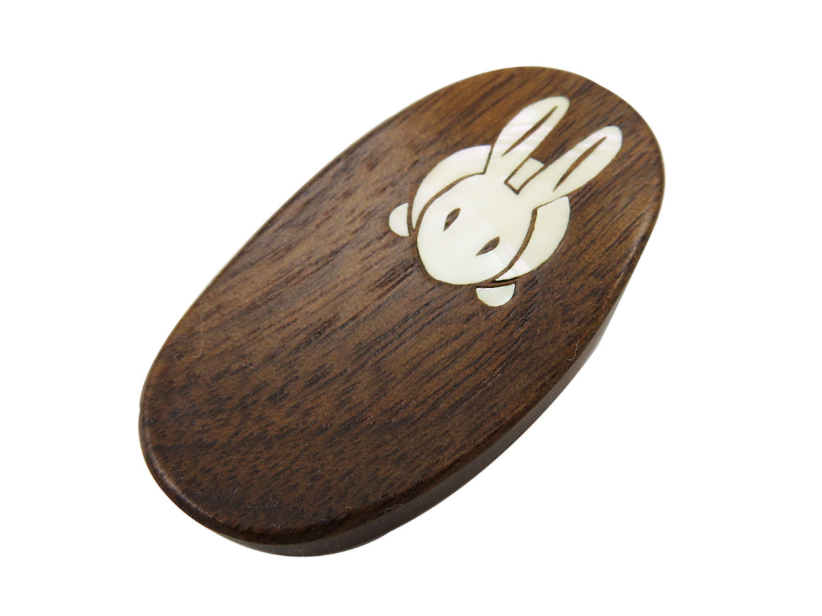 夢工房 箸置き うさぎ(ウォールナット)