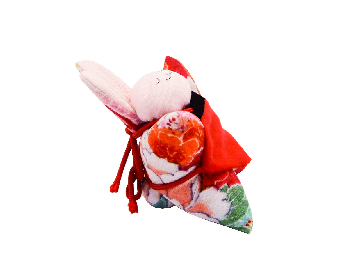 うぼぼ 人形・古布柄 小(目とじ)