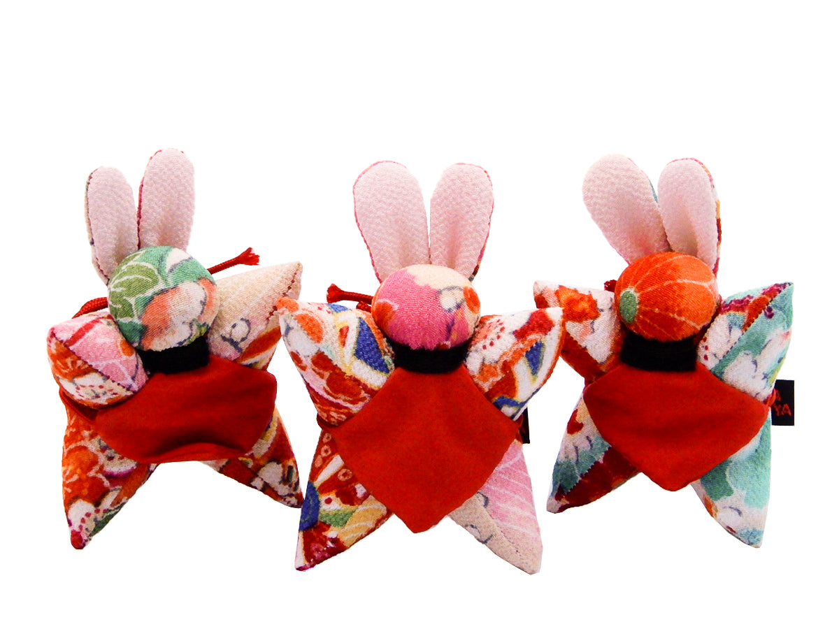 うぼぼ 人形・古布柄 小(顔入れ・無)