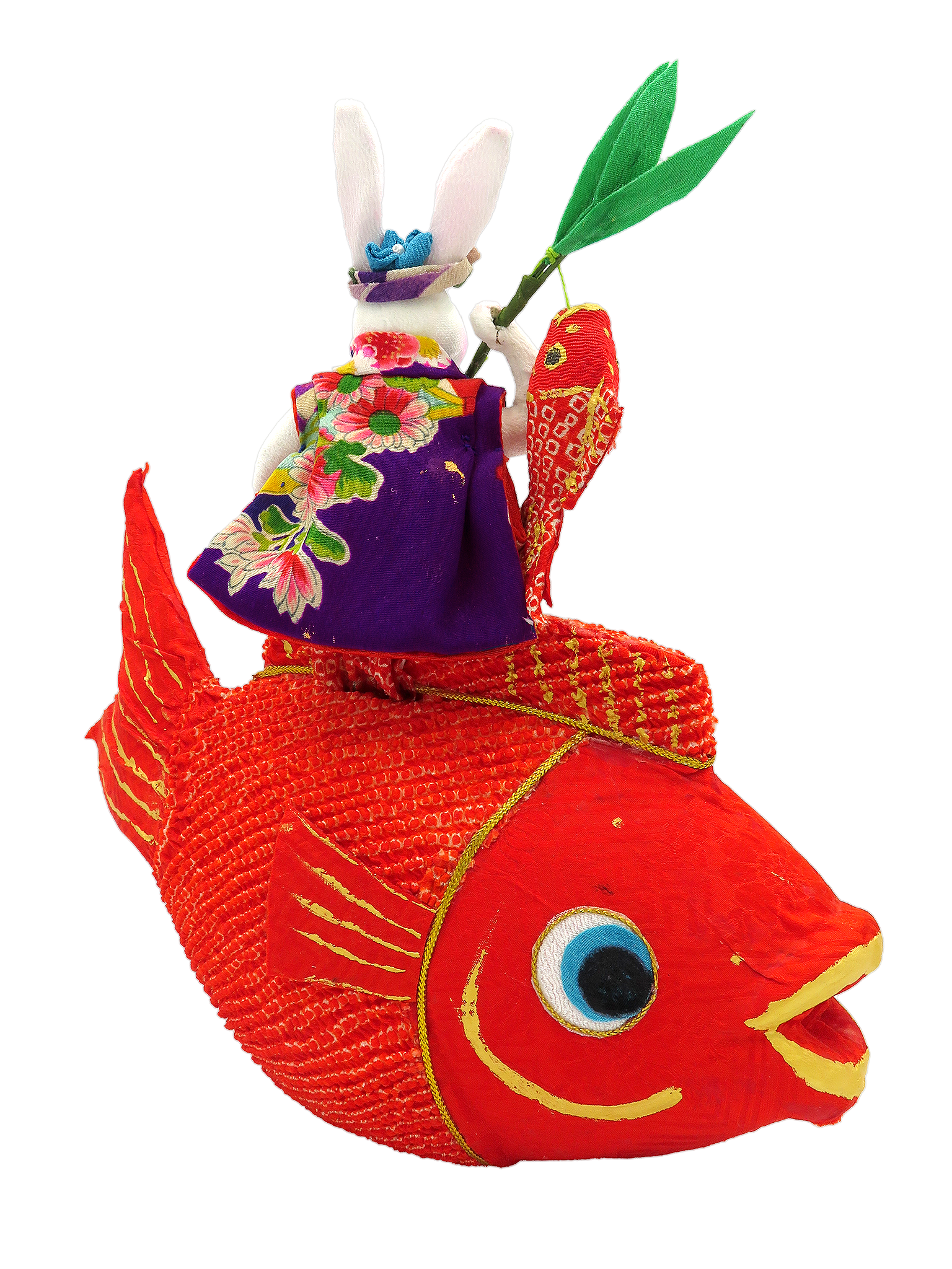 めでたいに乗ったうさぎ