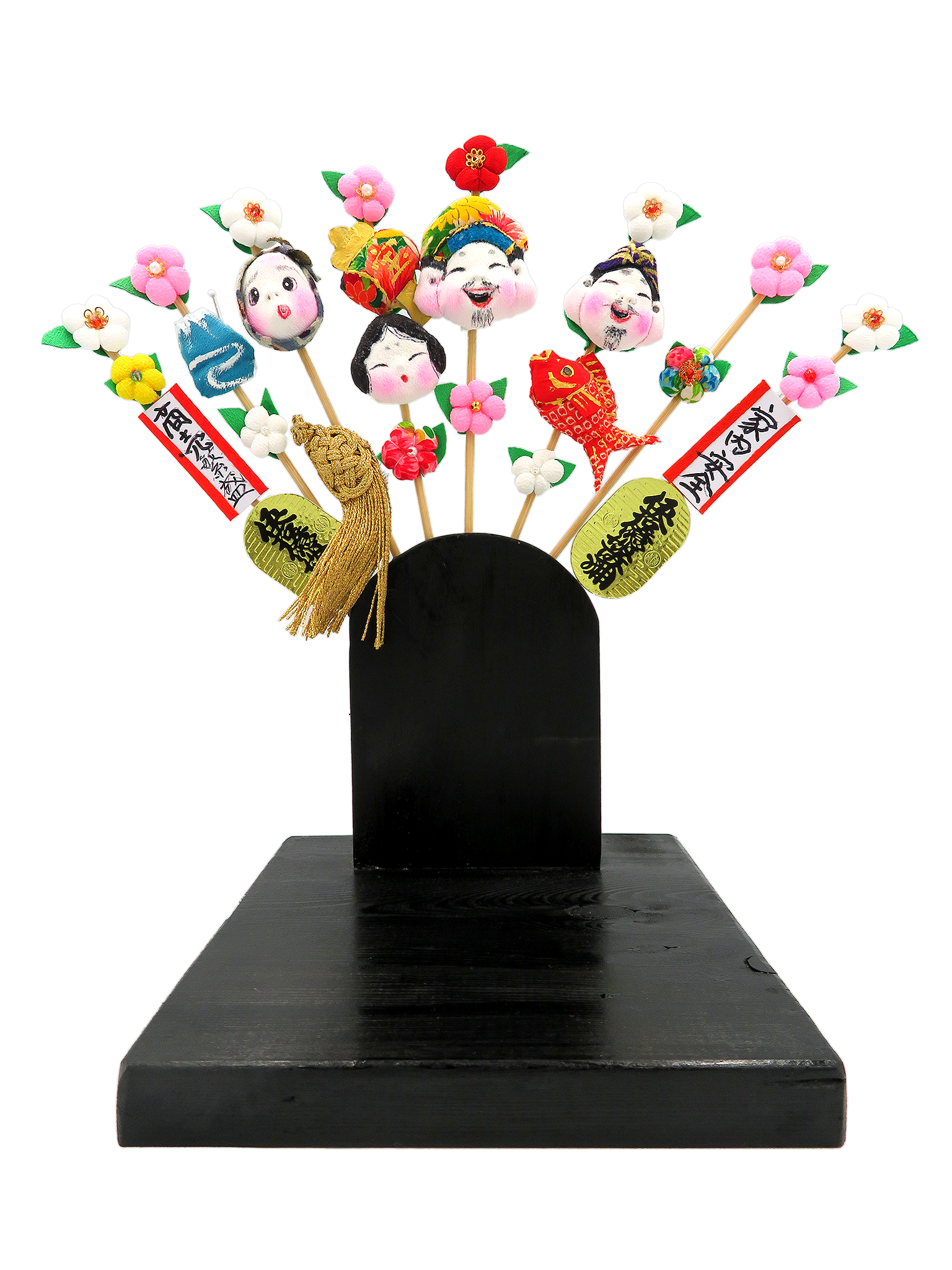 めでたいに乗ったうさぎ