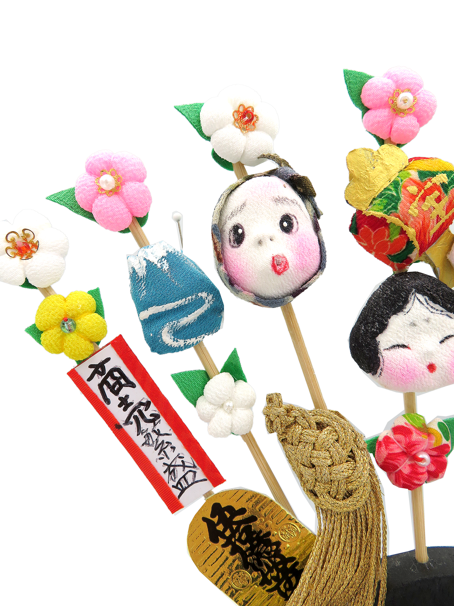 めでたいに乗ったうさぎ