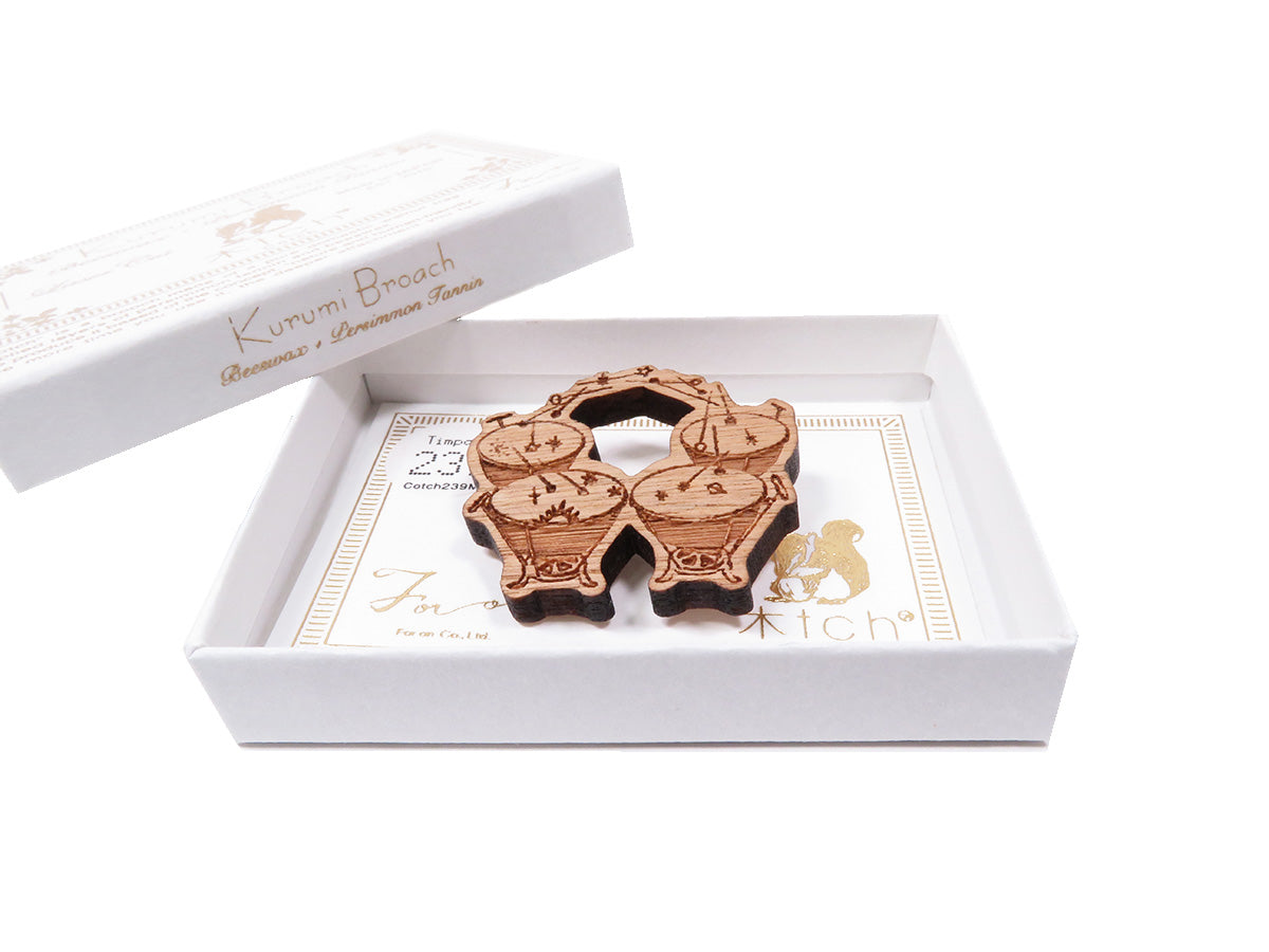 -木tch- ブローチ:Timpani(星の世界へ)