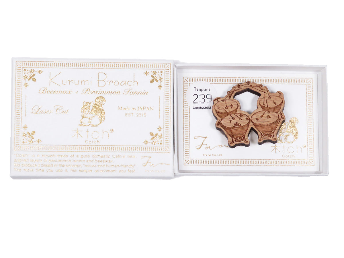 -木tch- ブローチ:Timpani(星の世界へ)