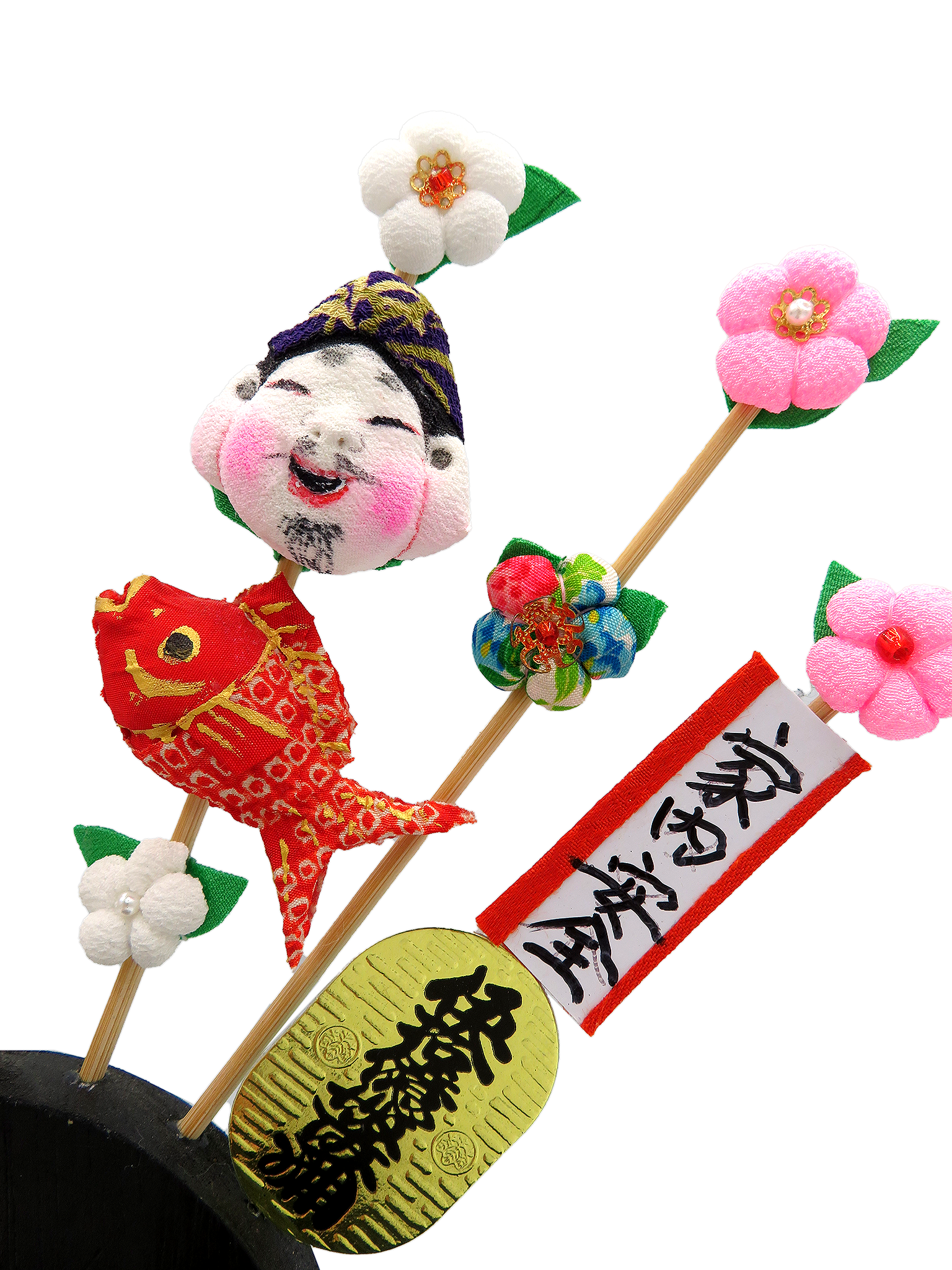 めでたいに乗ったうさぎ