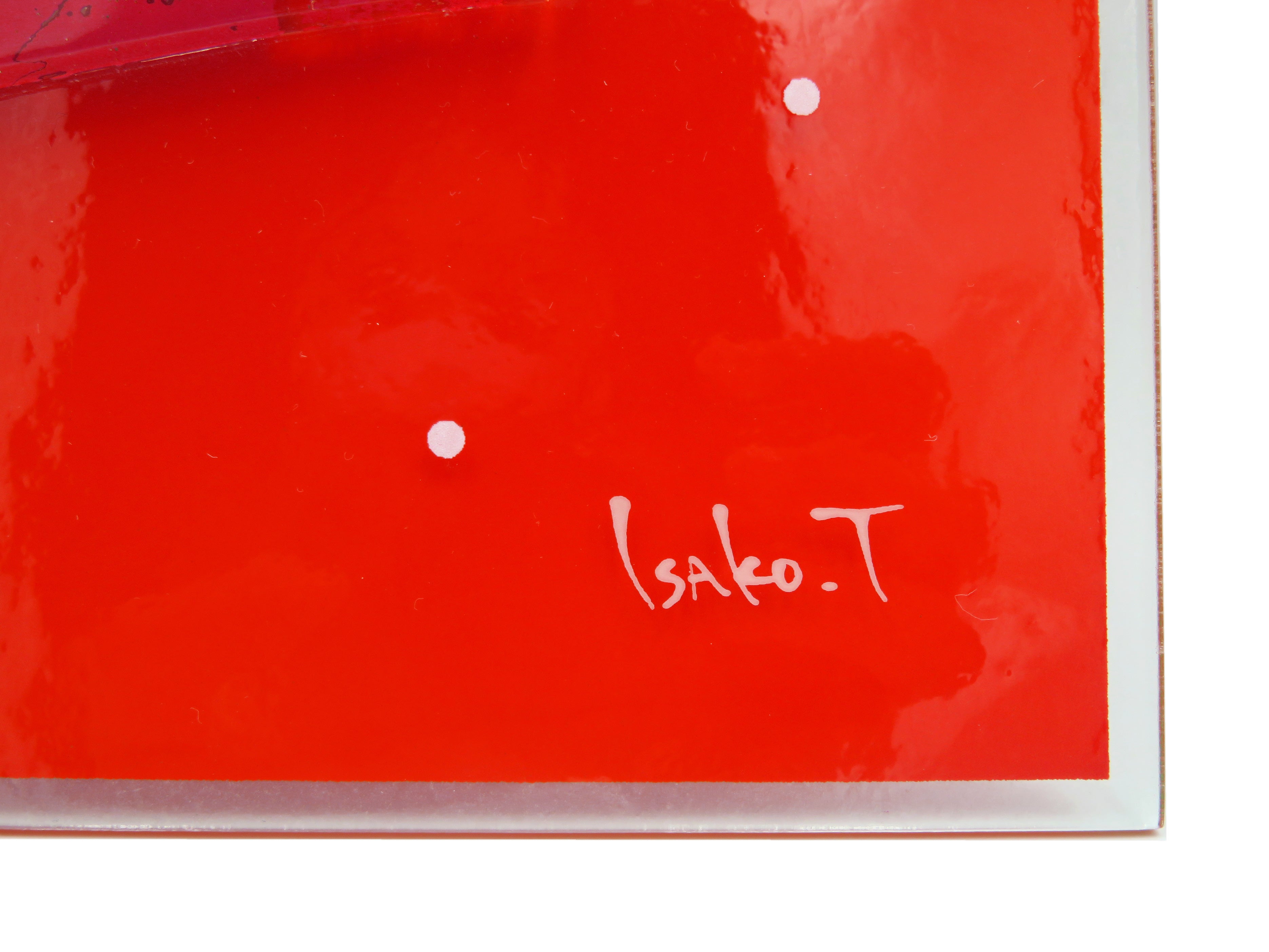 ーcomb de shioー ガラスアート時計「散歩道」